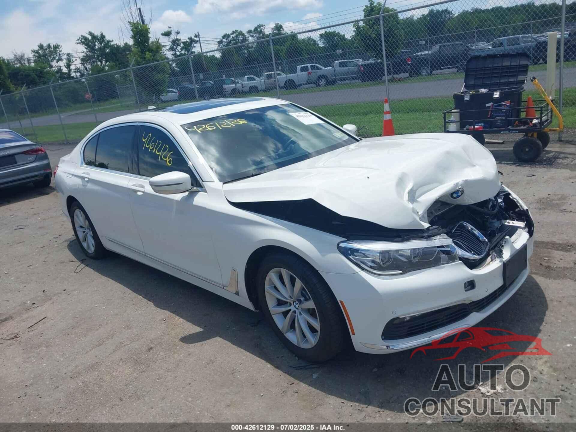 BMW 740I 2018 - WBA7E4C52JGV23797