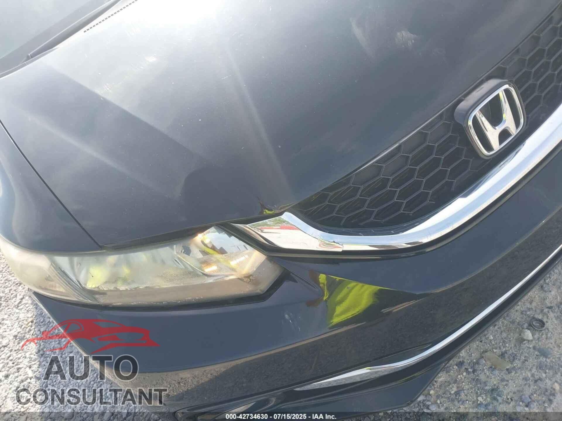 HONDA CIVIC 2013 - 2HGFB2F99DH508430