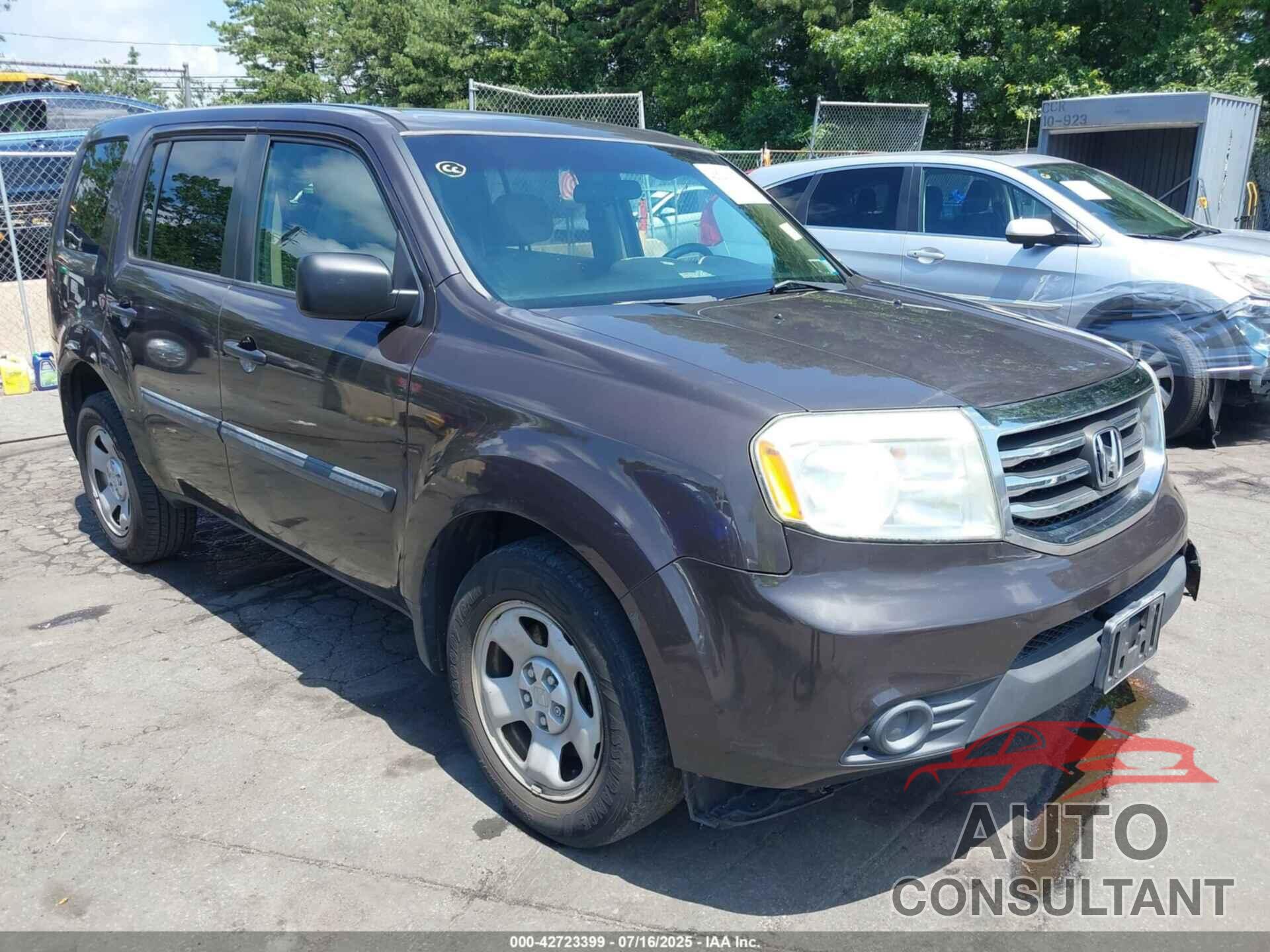 HONDA PILOT 2014 - 5FNYF4H2XEB012017