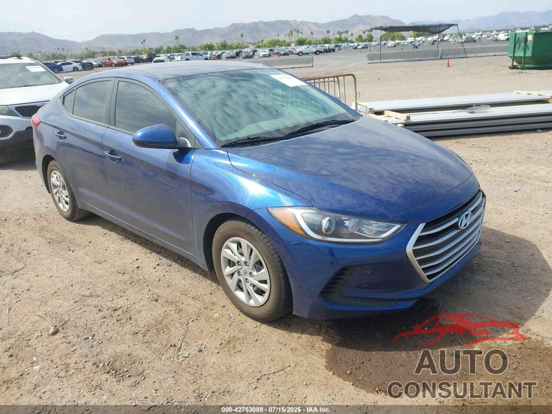 HYUNDAI ELANTRA 2018 - 5NPD74LF9JH275939