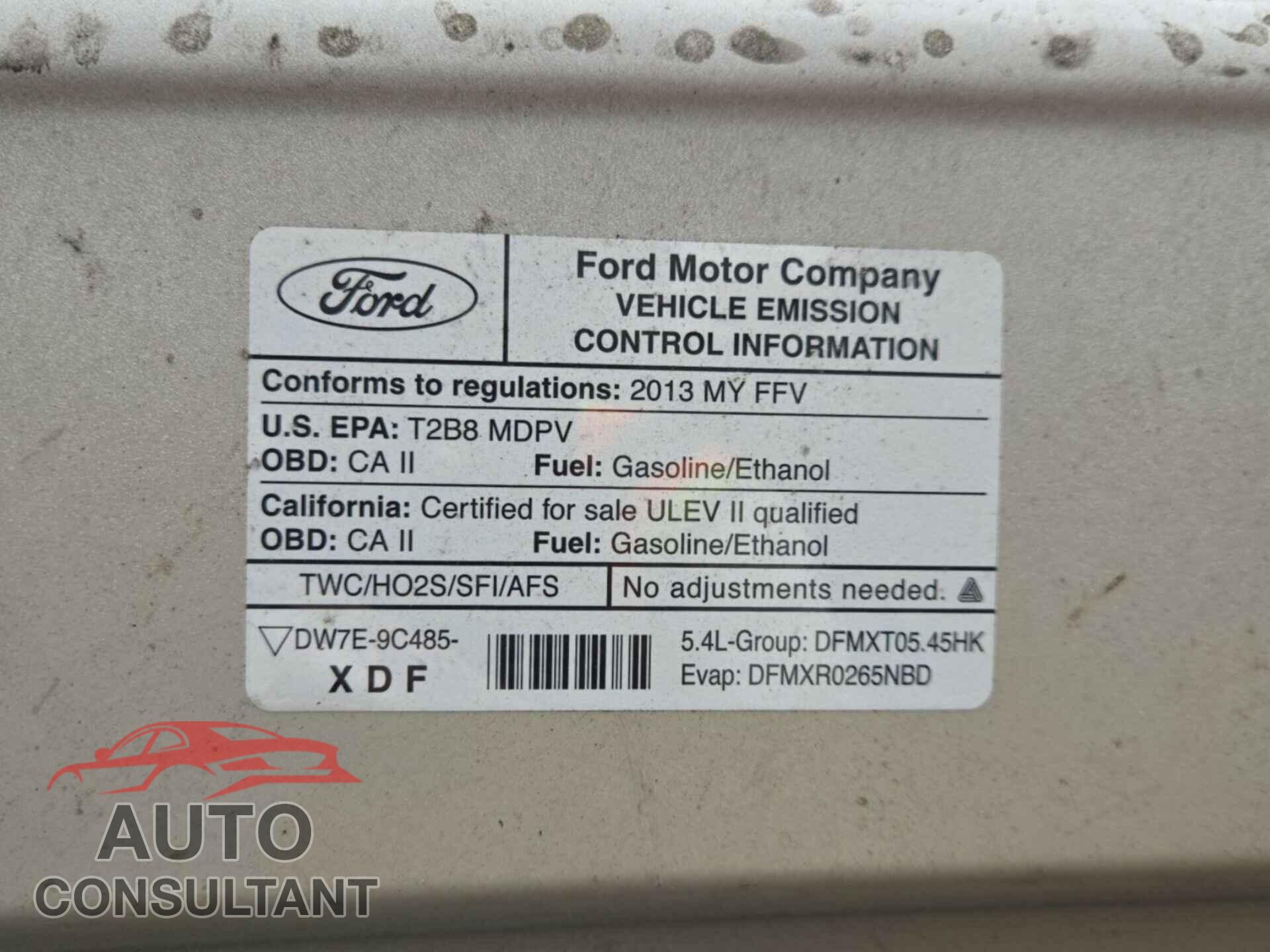 FORD E-350 SUPER DUTY 2013 - 1FDSE3EL4DDB29917