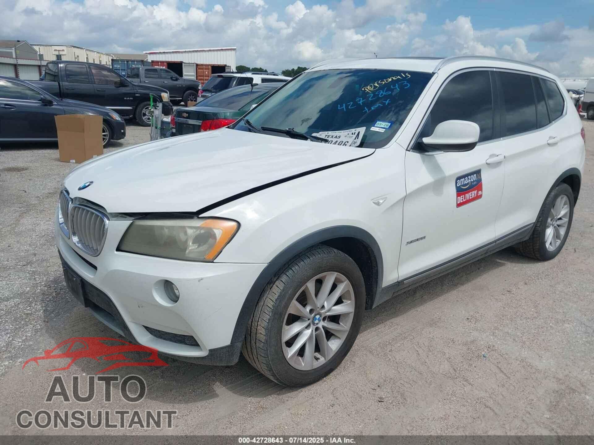 BMW X3 2011 - 5UXWX5C50BL713068