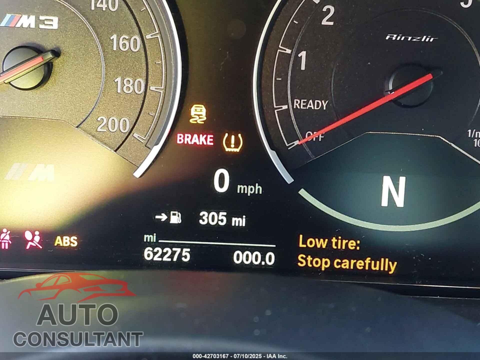 BMW M3 2018 - WBS8M9C58J5L00188