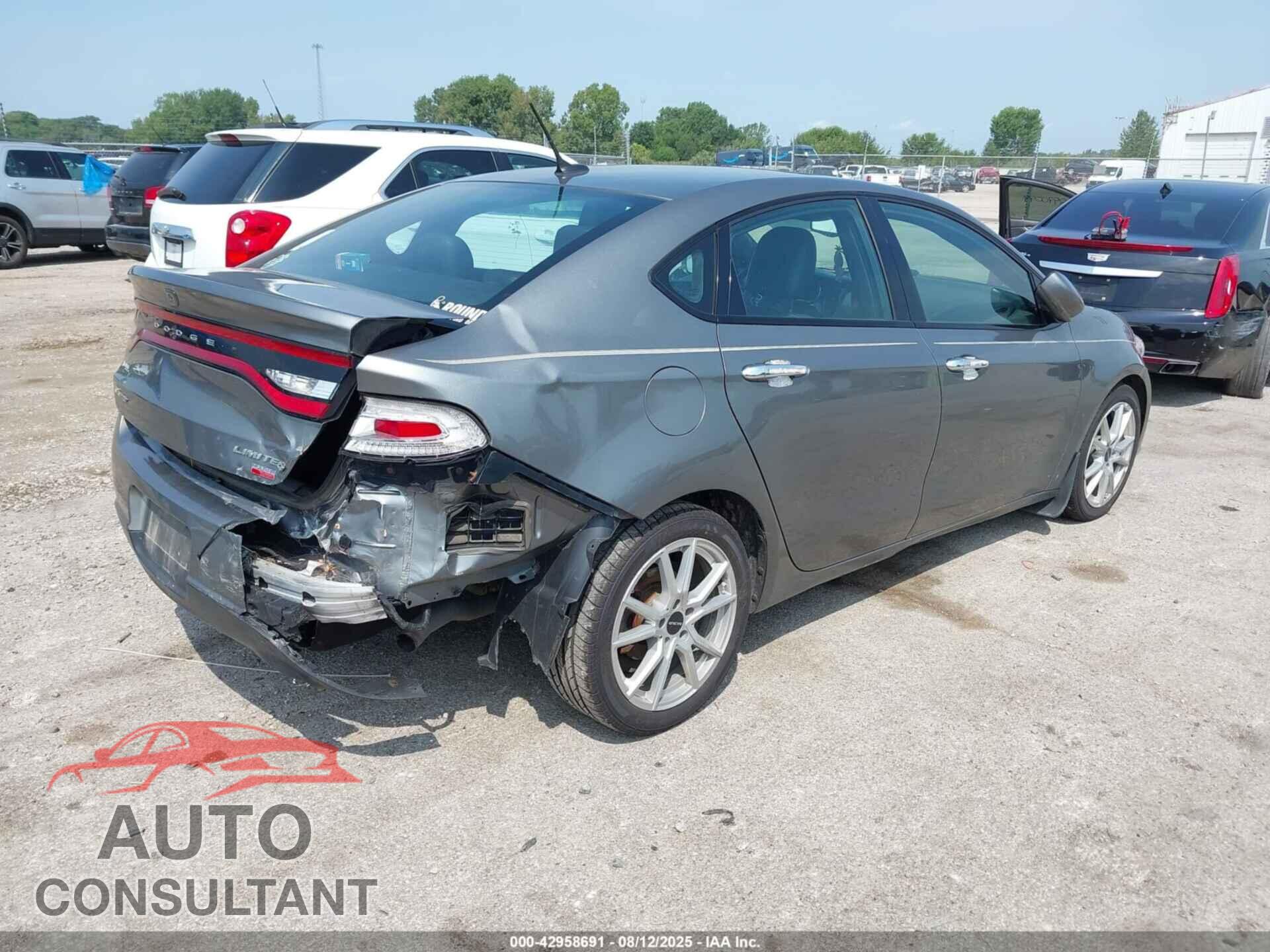 DODGE DART 2013 - 1C3CDFCH1DD312353