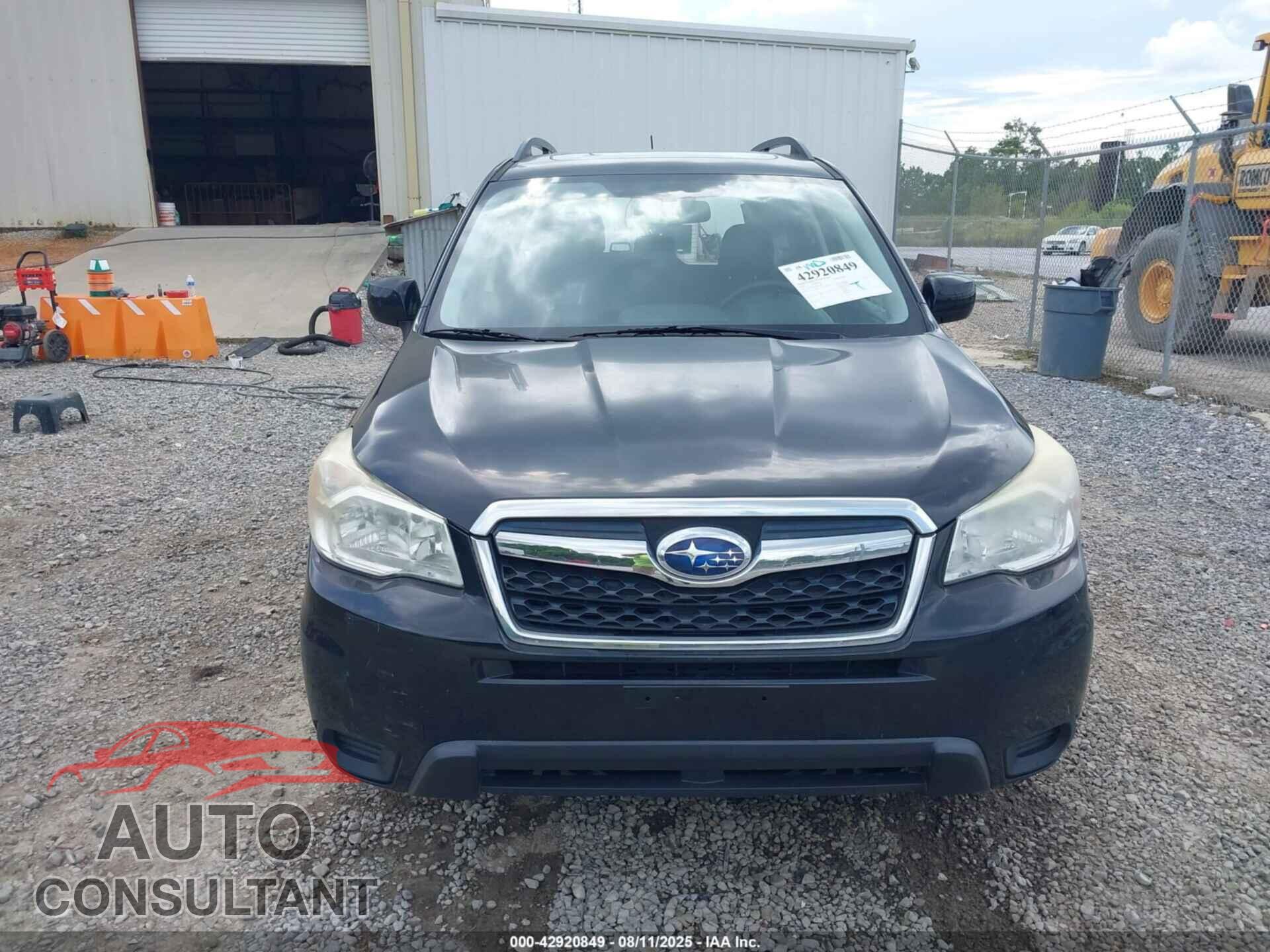 SUBARU FORESTER 2014 - JF2SJAEC2EH511900