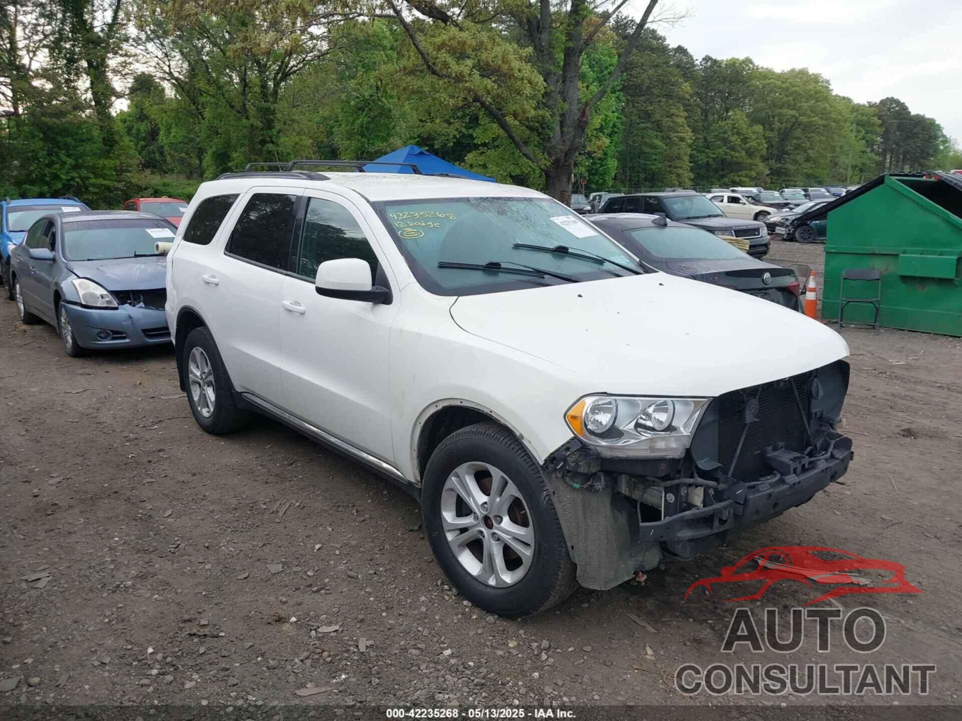 DODGE DURANGO 2012 - 1C4RDJAGXCC266870