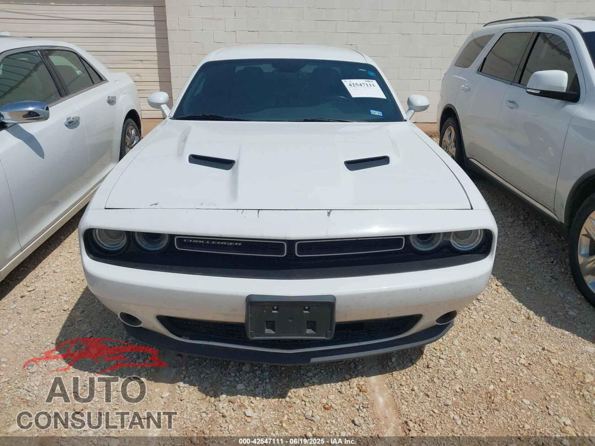 DODGE CHALLENGER 2016 - 2C3CDZAG4GH183737