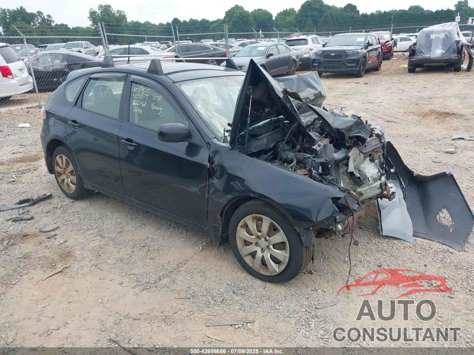SUBARU IMPREZA 2011 - JF1GH6A61BH822460