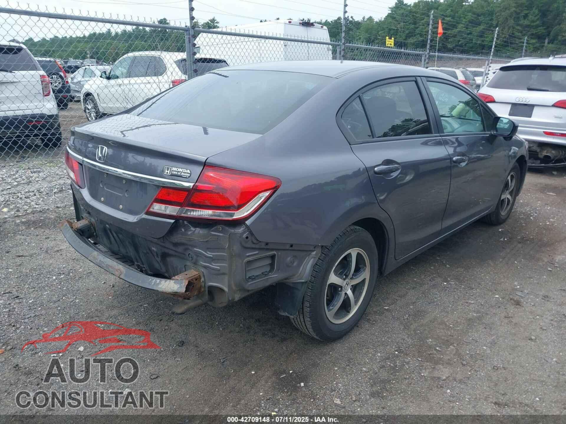 HONDA CIVIC 2015 - 19XFB2F76FE703204