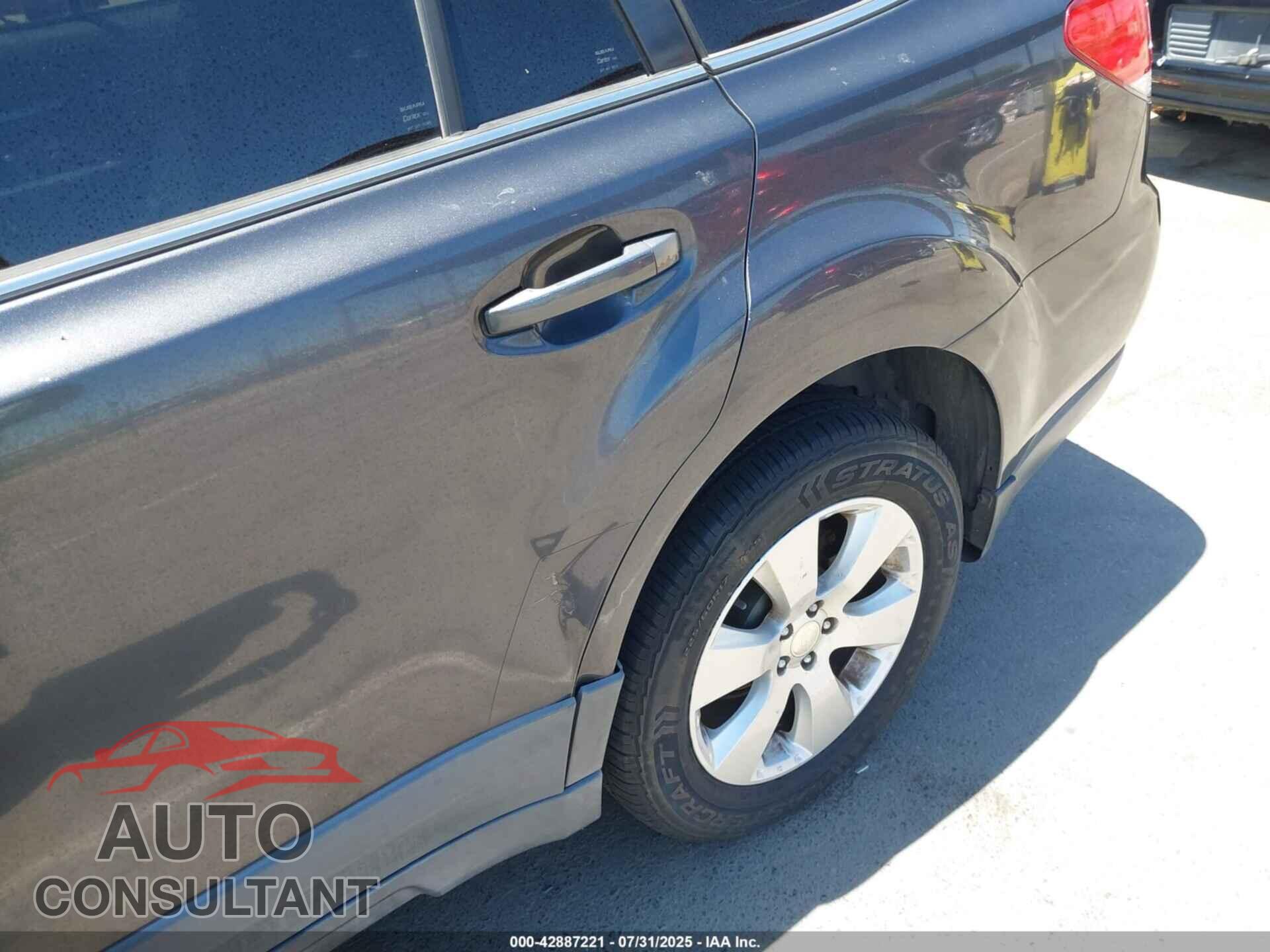 SUBARU OUTBACK 2011 - 4S4BRBGC0B3415598
