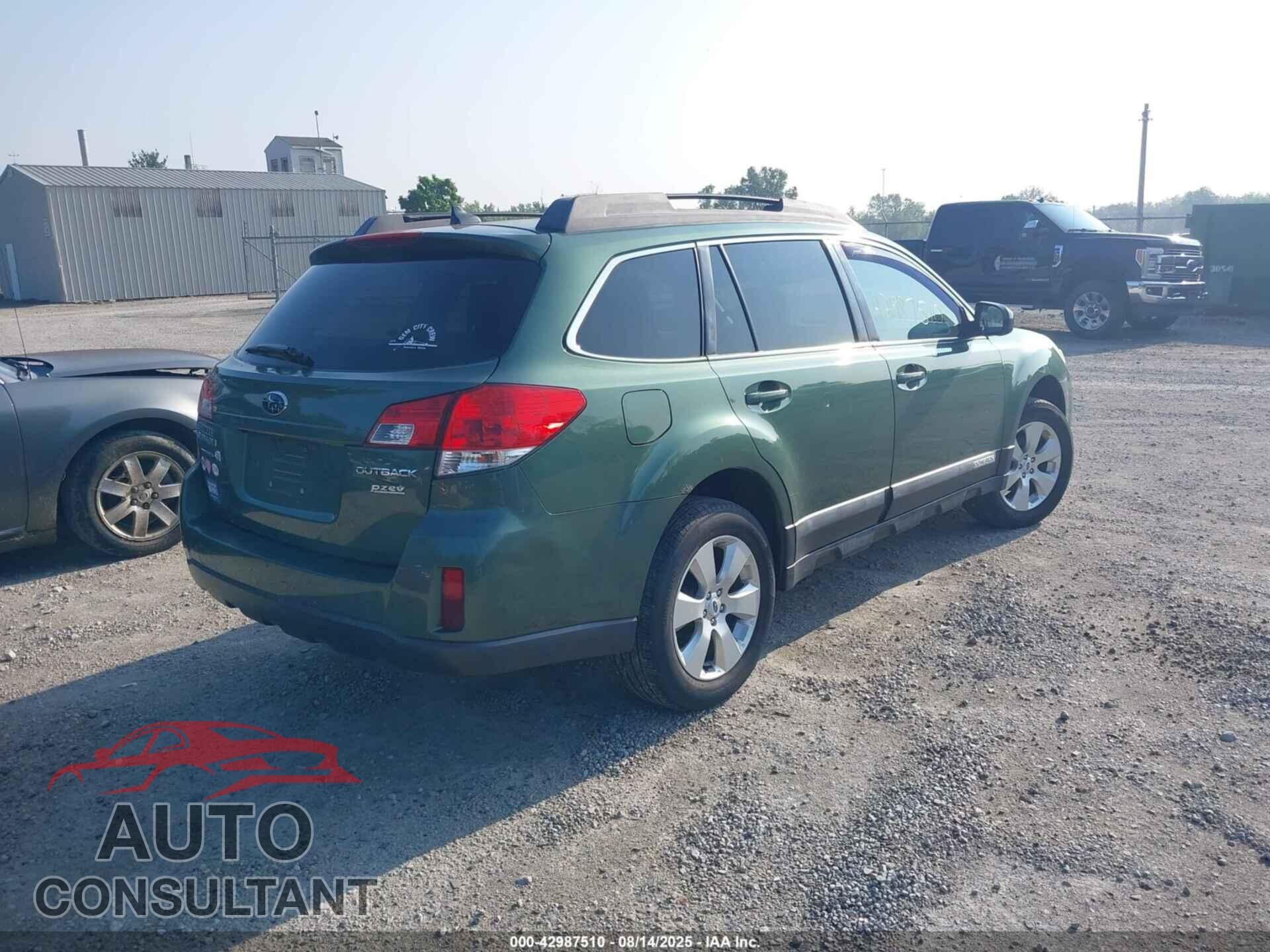 SUBARU OUTBACK 2012 - 4S4BRBKC7C3243904