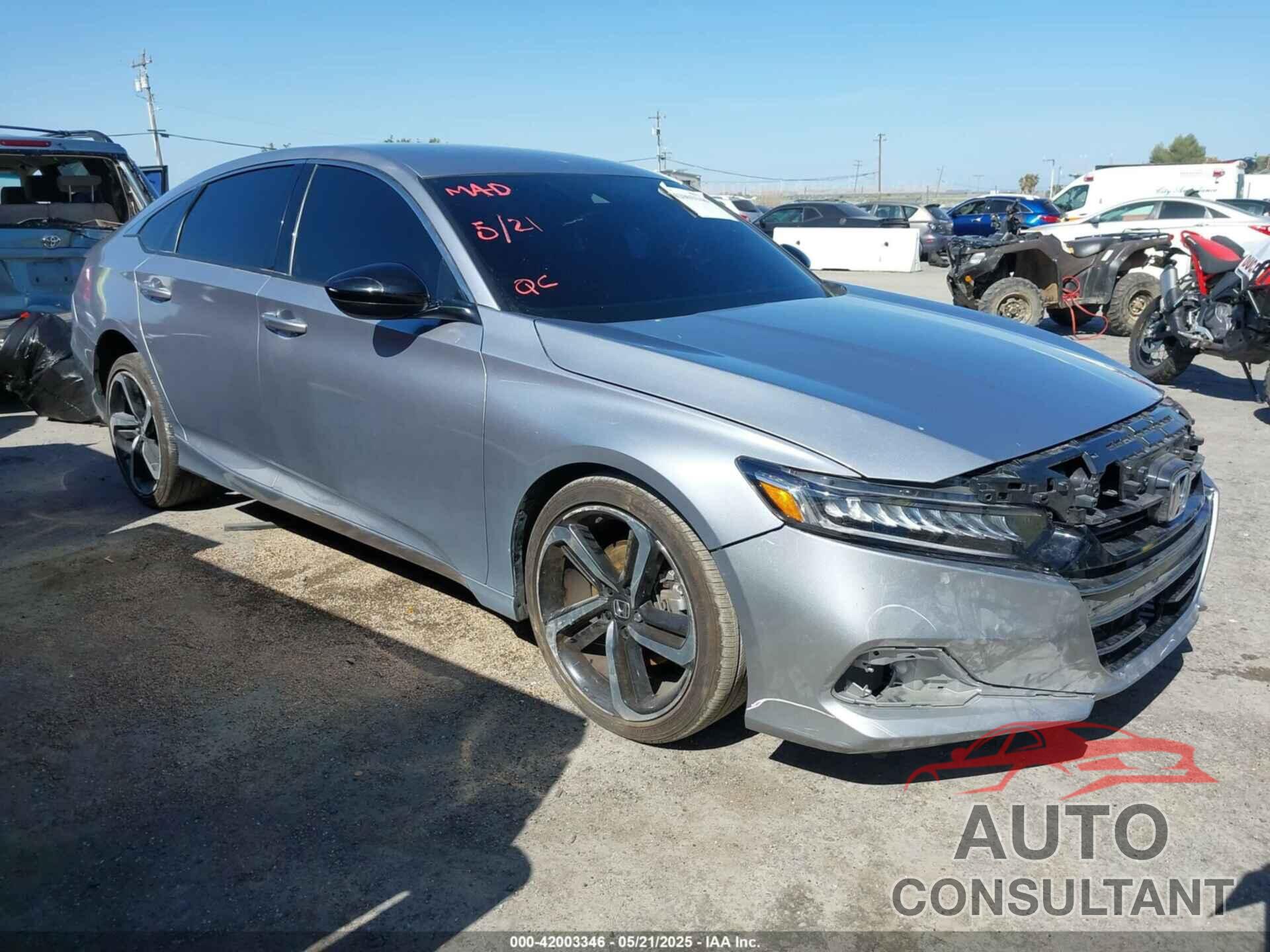 HONDA ACCORD 2021 - 1HGCV1F4XMA041705