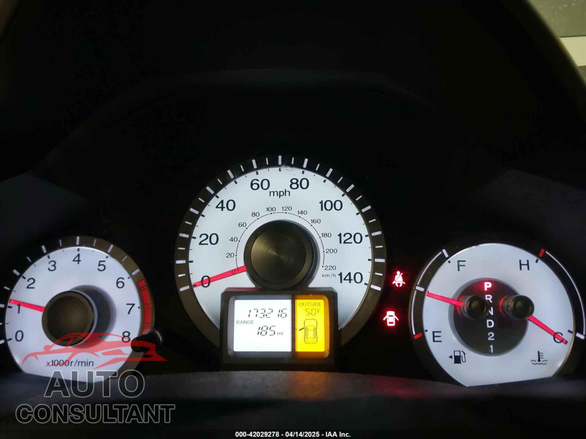 HONDA PILOT 2011 - 5FNYF4H55BB039079