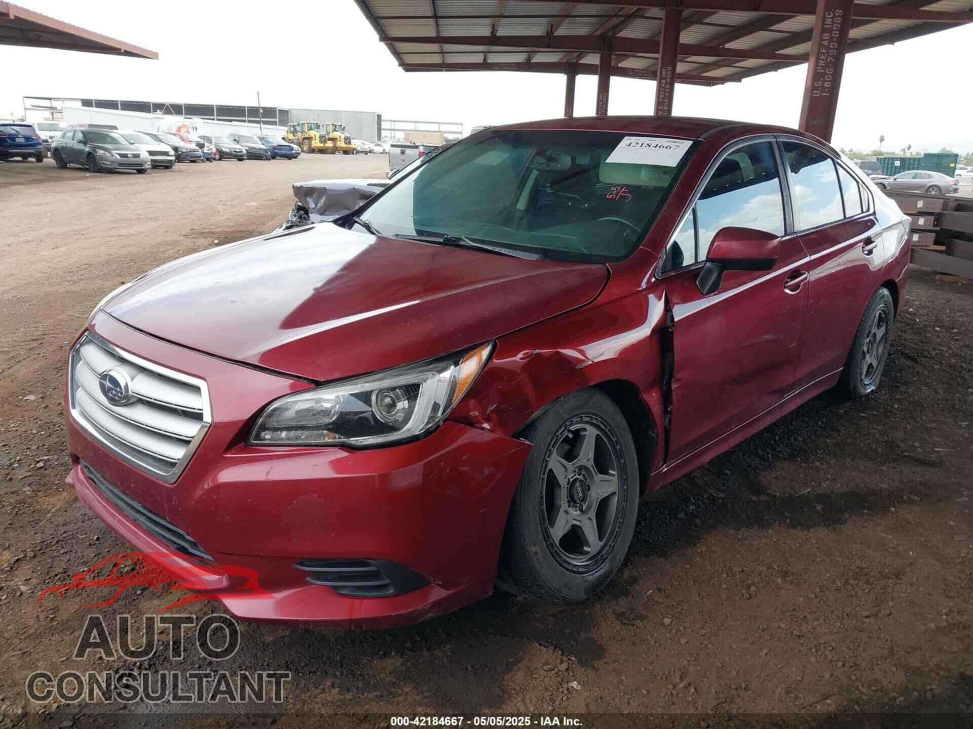 SUBARU LEGACY 2016 - 4S3BNBC65G3041433