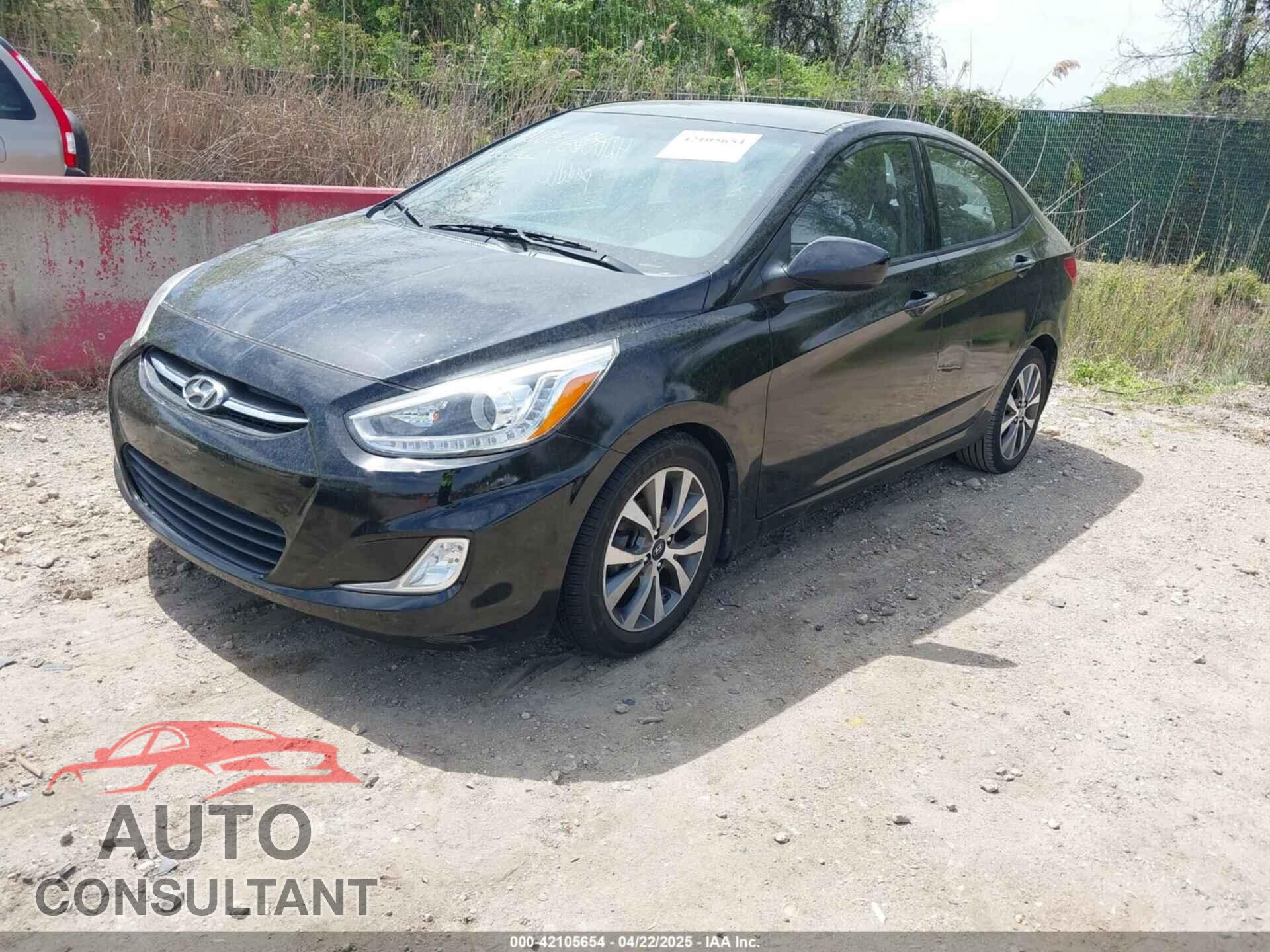 HYUNDAI ACCENT 2015 - KMHCU4AE0FU822054