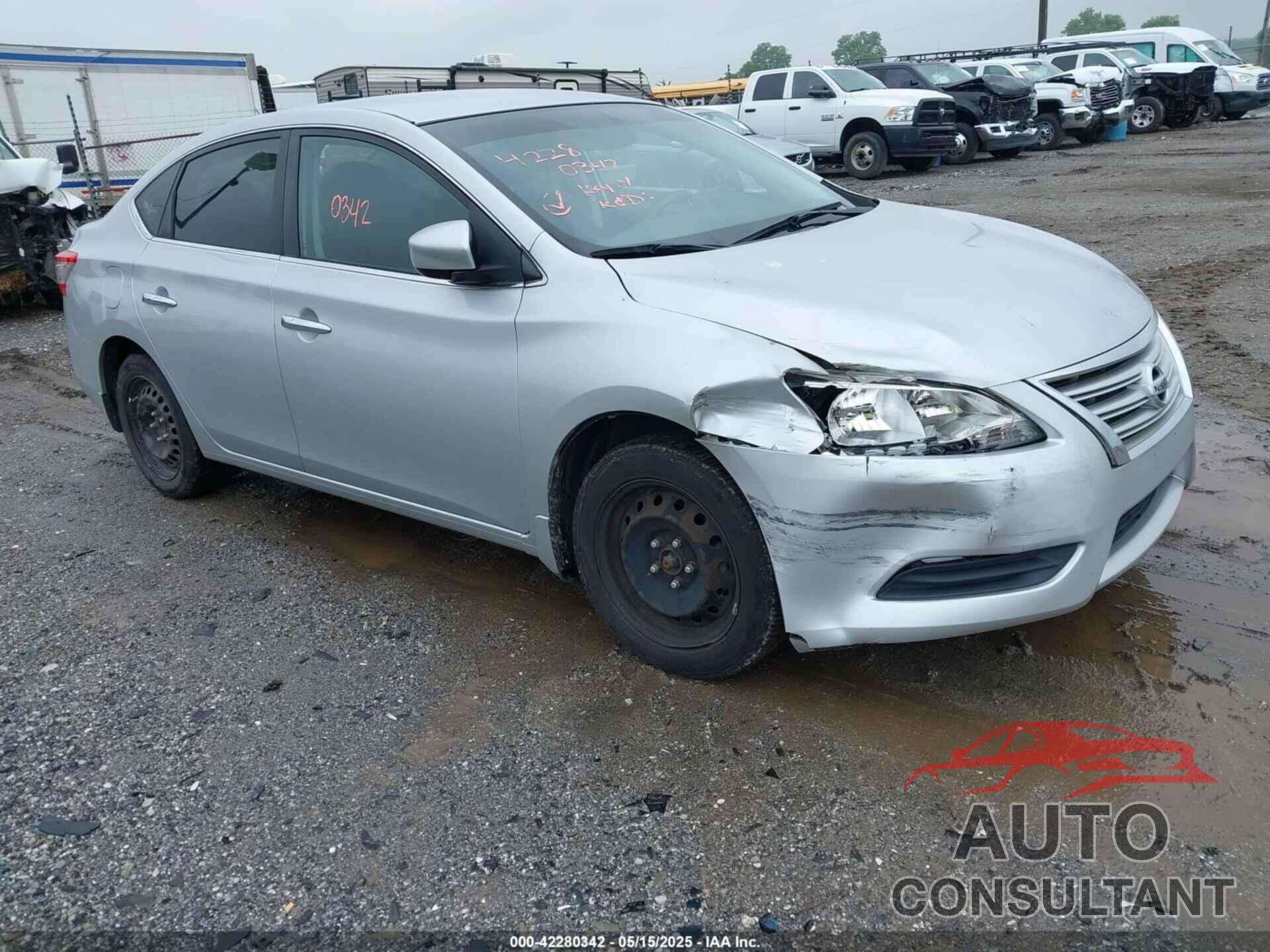NISSAN SENTRA 2014 - 3N1AB7AP6EY273379