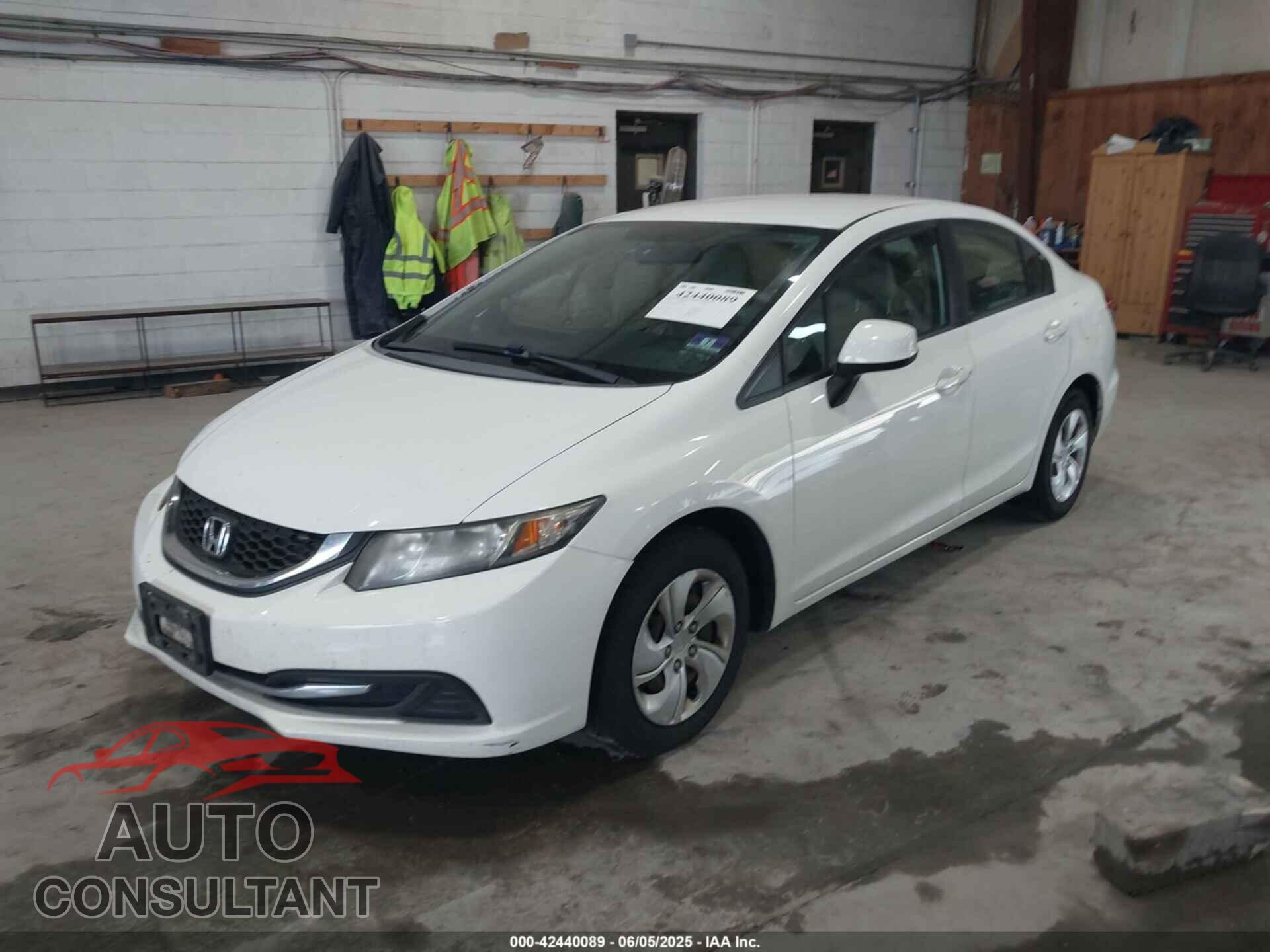 HONDA CIVIC 2013 - 19XFB2F52DE257421