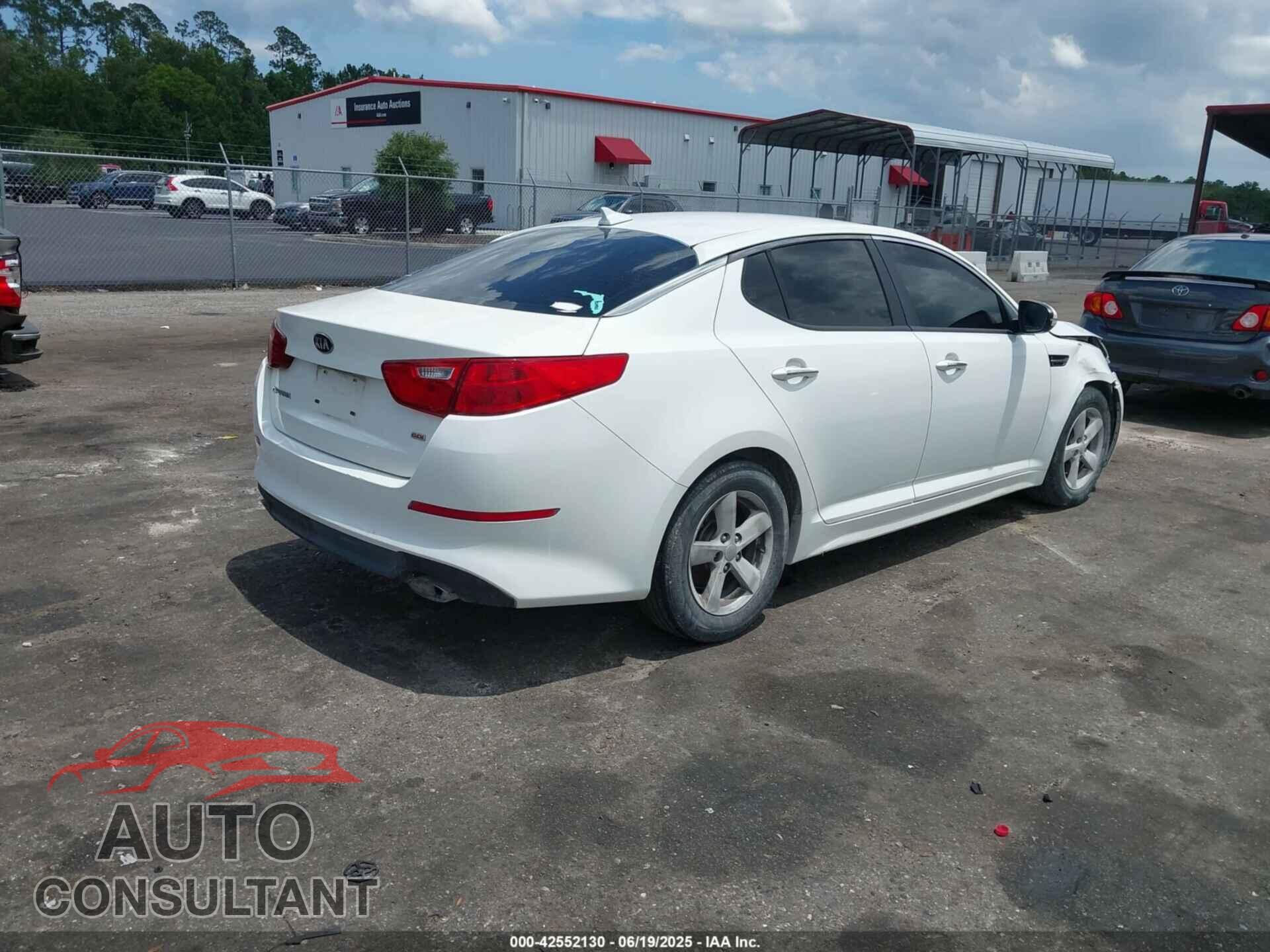 KIA OPTIMA 2015 - KNAGM4A76F5639319