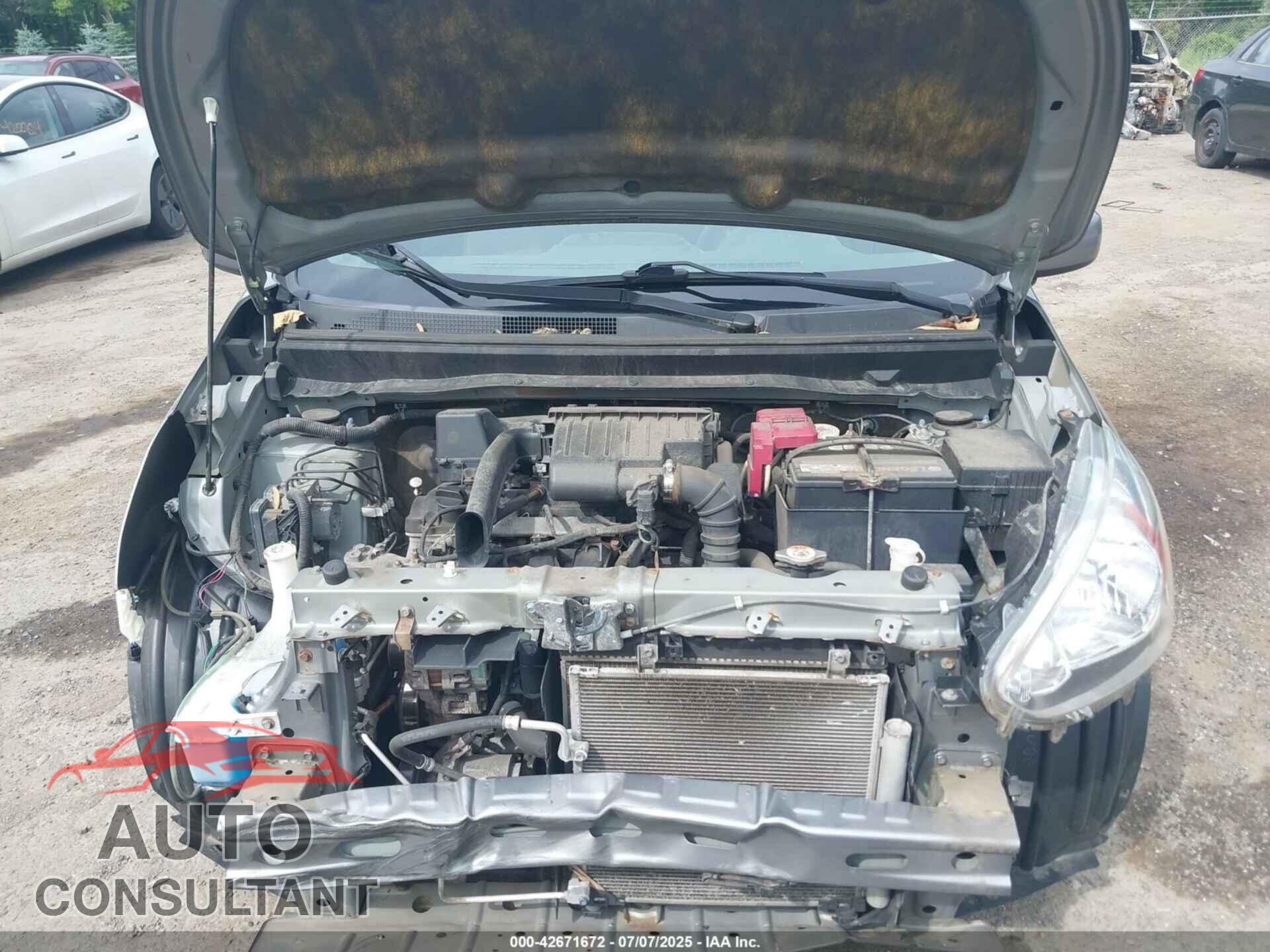 MITSUBISHI MIRAGE 2017 - ML32A3HJ1HH019595