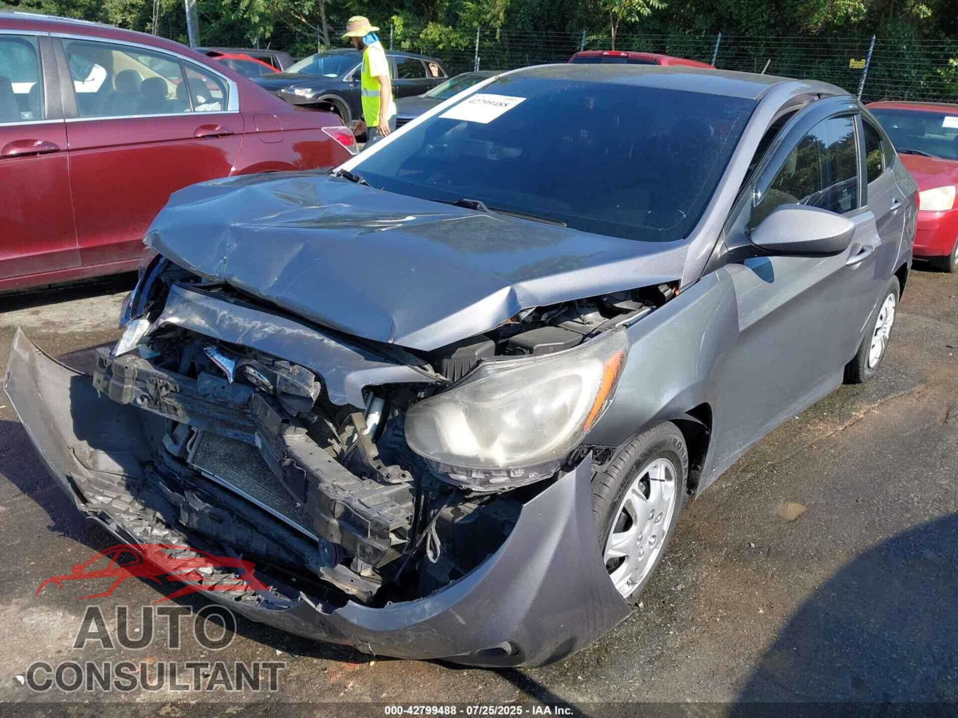 HYUNDAI ACCENT 2013 - KMHCT4AE8DU554967