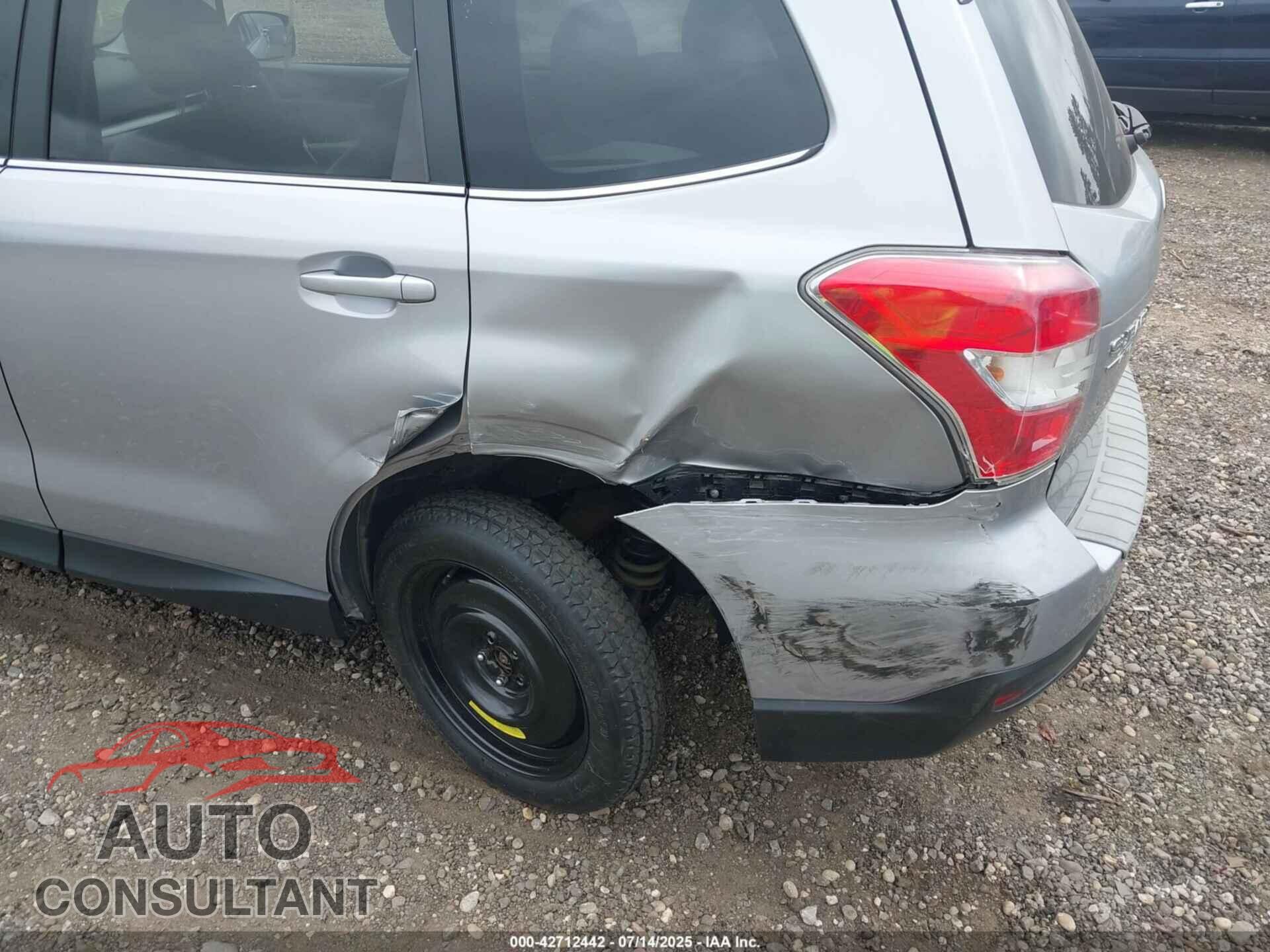 SUBARU FORESTER 2016 - JF2SJAKCXGH509206