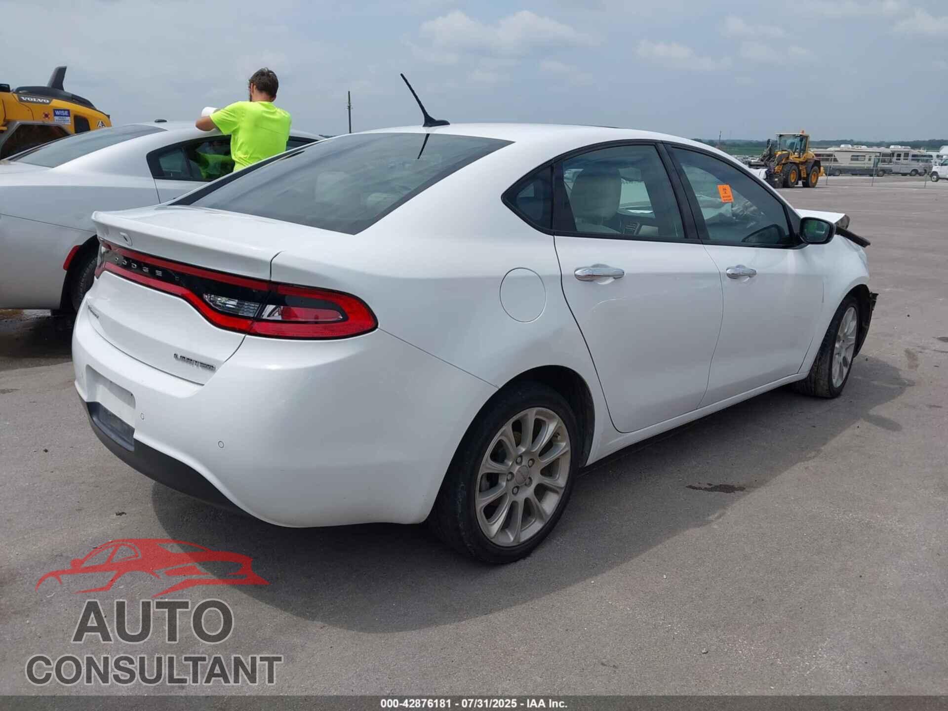 DODGE DART 2015 - 1C3CDFCB5FD242533