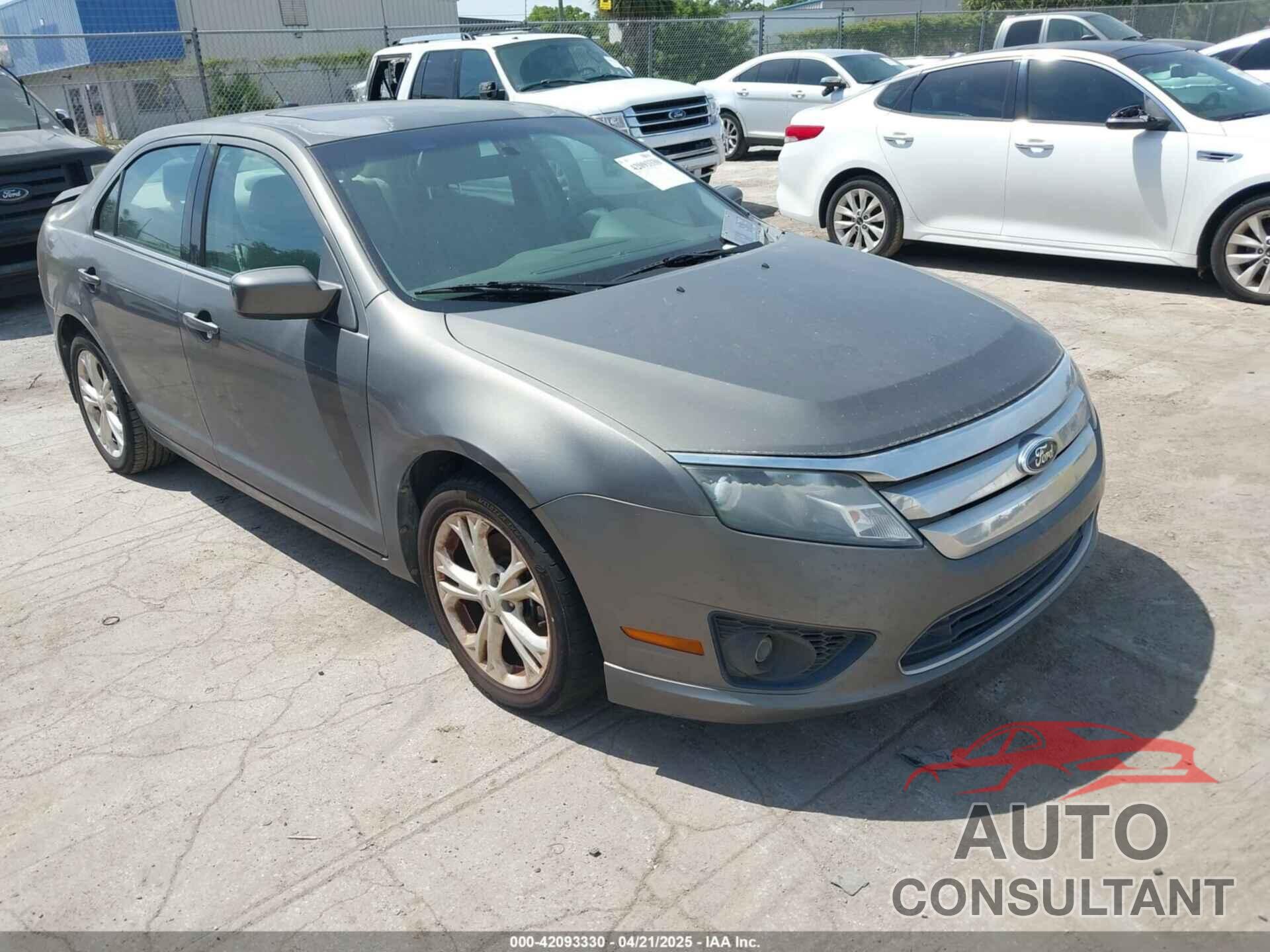 FORD FUSION 2012 - 3FAHP0HA4CR203446