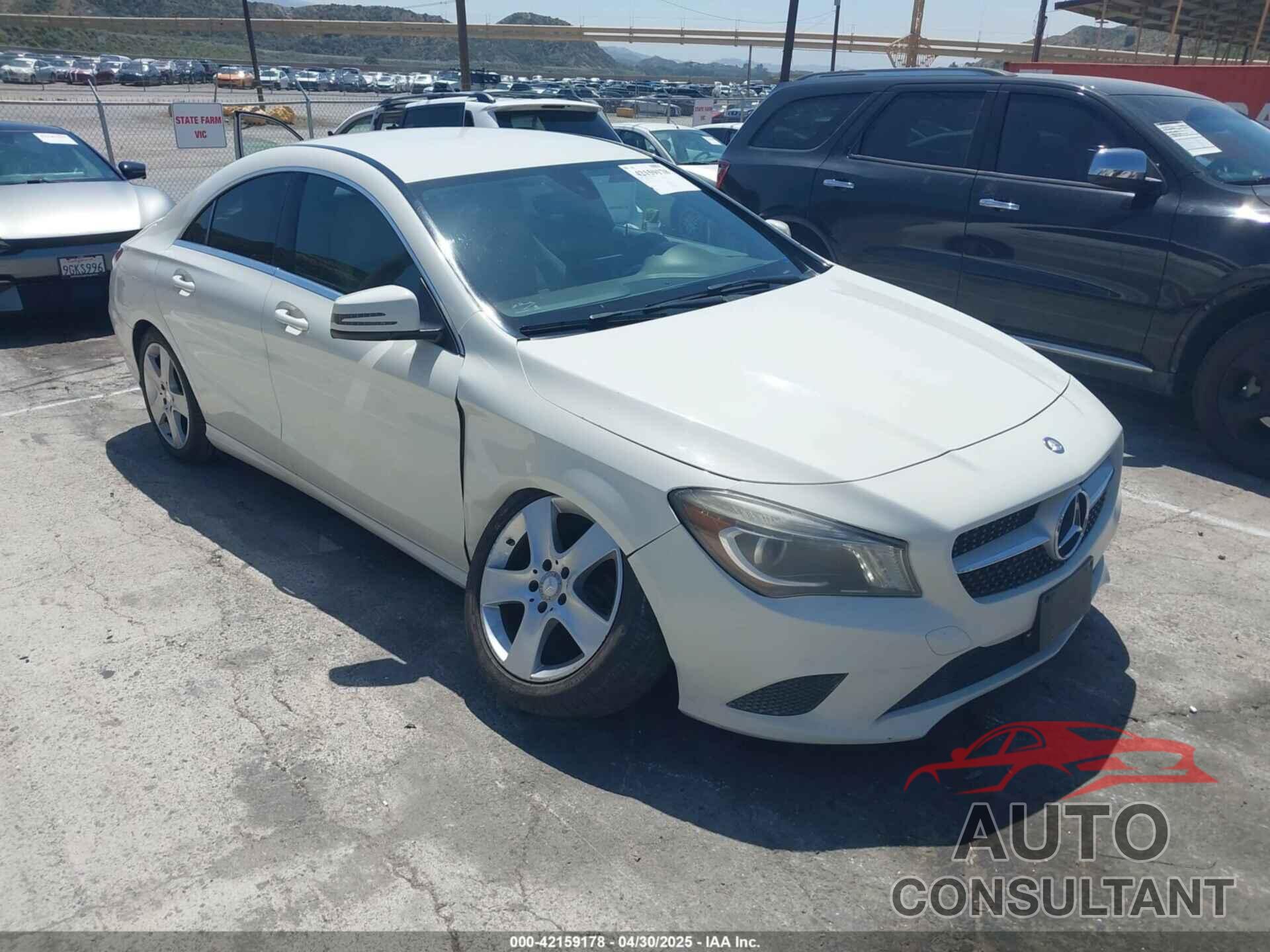 MERCEDES-BENZ CLA 250 2015 - WDDSJ4EBXFN162498