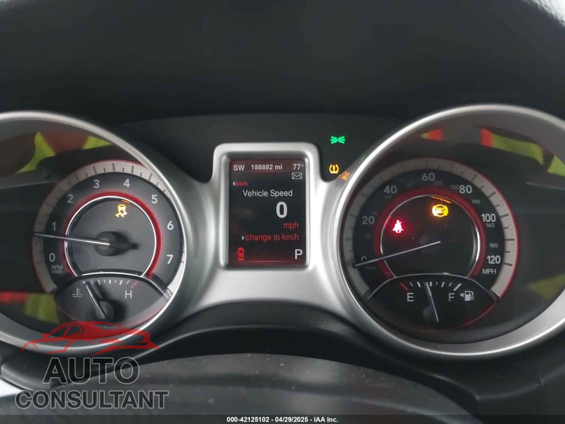 DODGE JOURNEY 2014 - 3C4PDCDG4ET142132
