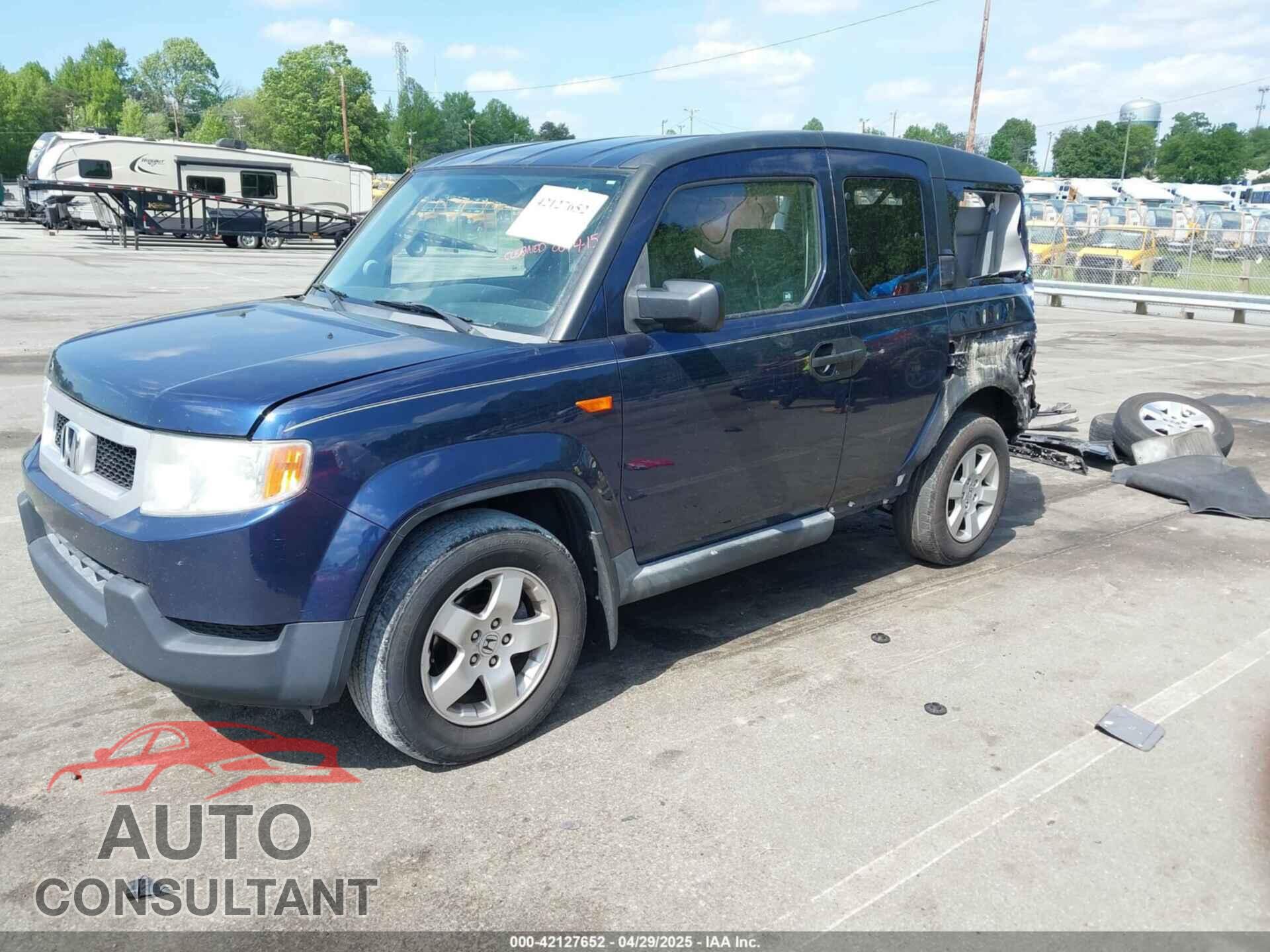HONDA ELEMENT 2010 - 5J6YH2H77AL002251