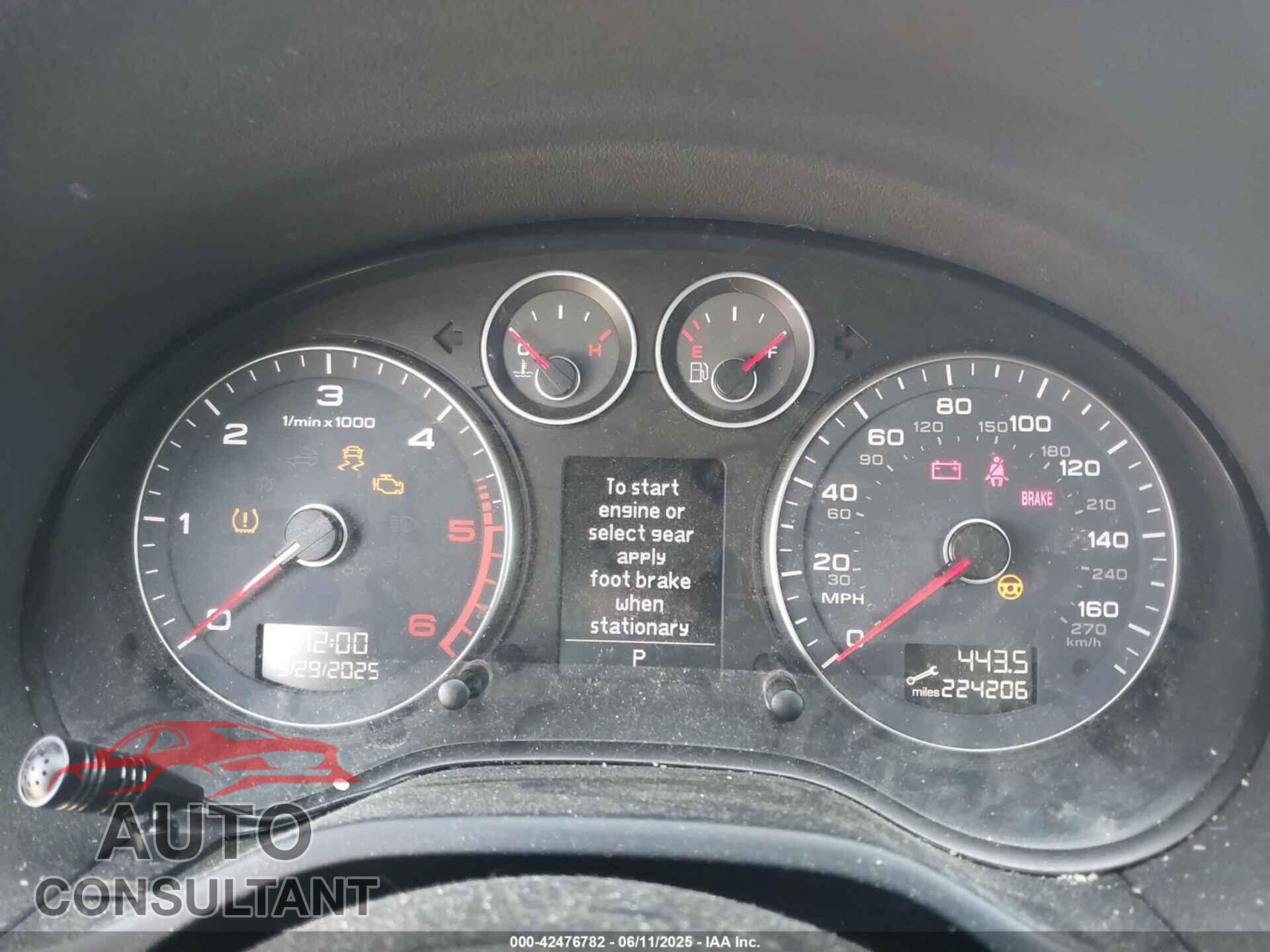 AUDI A3 2012 - WAUKJAFM3CA101485