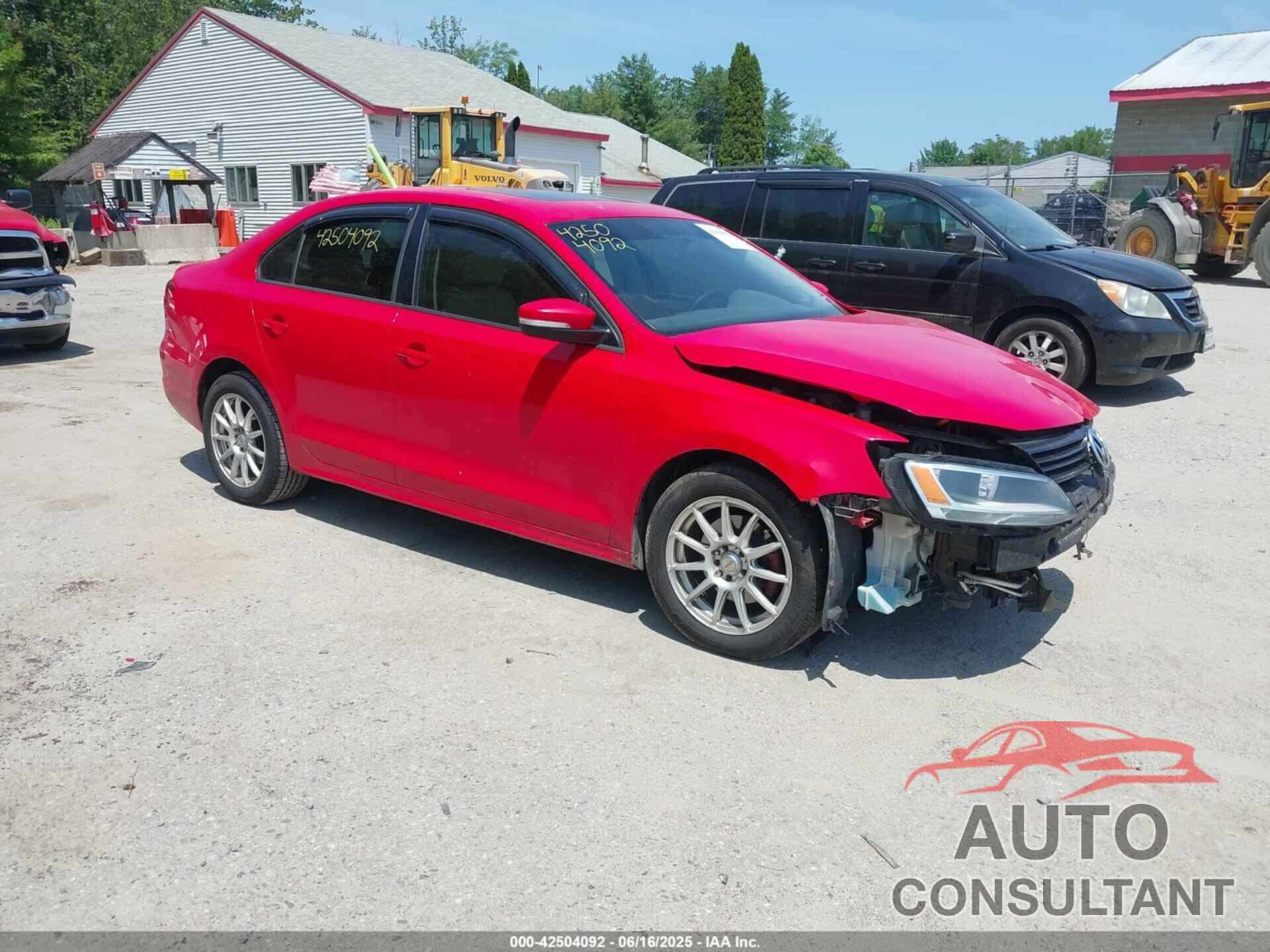 VOLKSWAGEN JETTA 2012 - 3VWDP7AJ7CM421953
