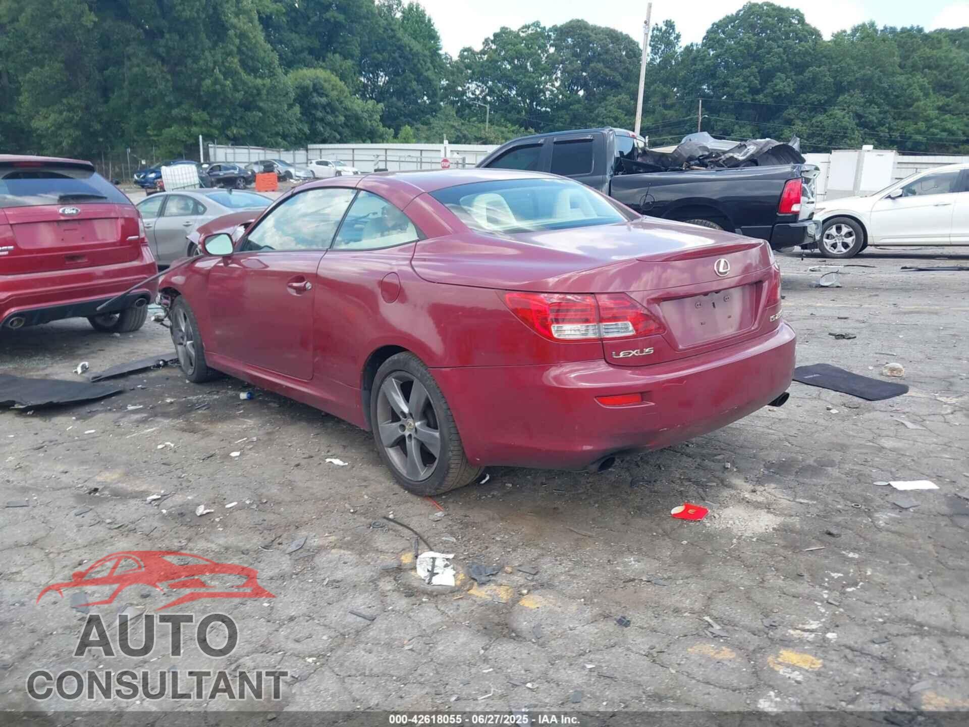 LEXUS IS 250C 2010 - JTHFF2C23A2504919