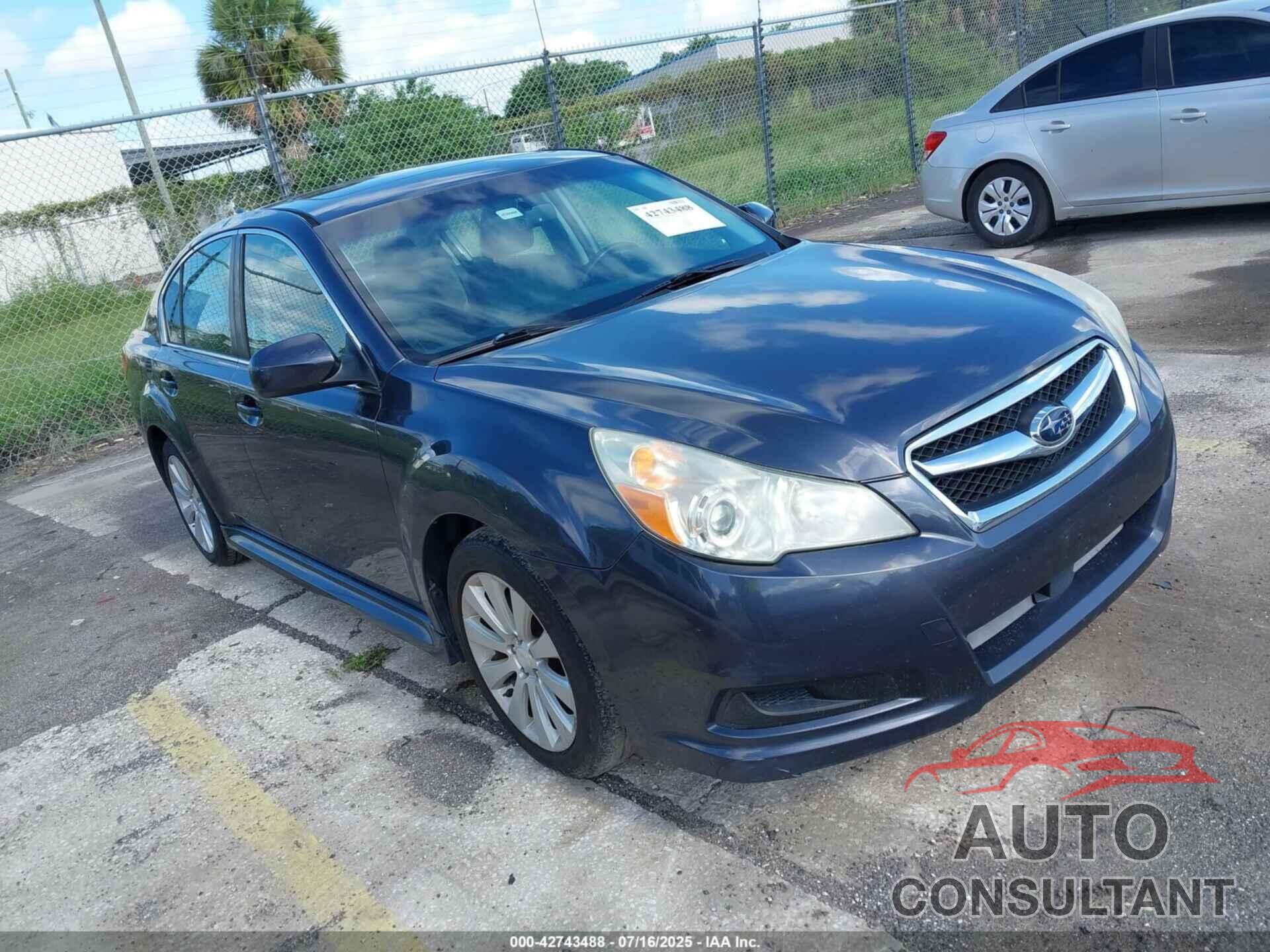 SUBARU LEGACY 2010 - 4S3BMBK69A3219890