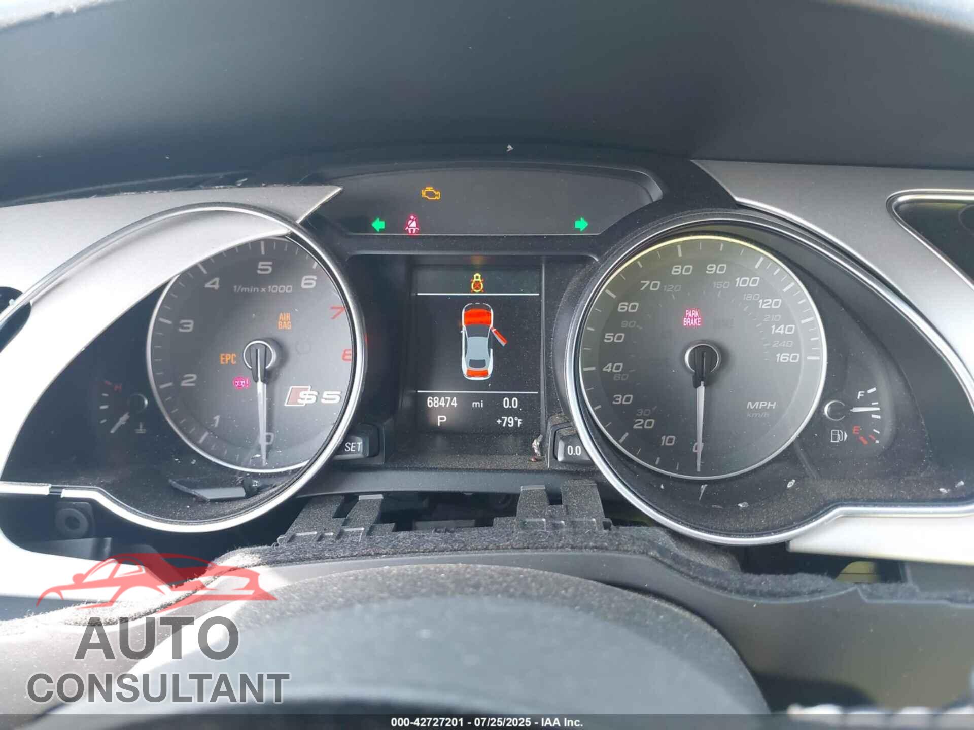 AUDI S5 2016 - WAUC4AFH0GN004709