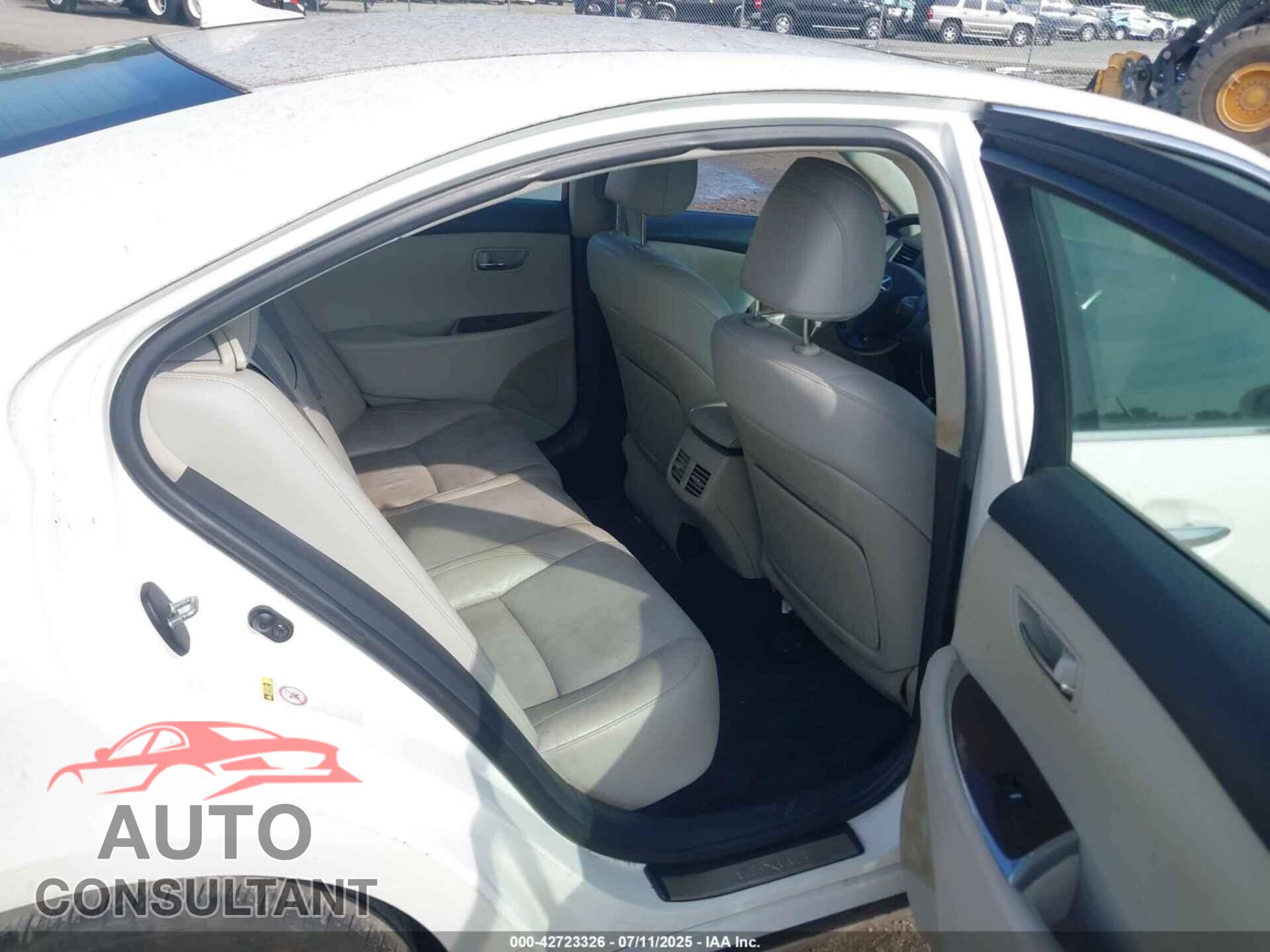 LEXUS ES 350 2012 - JTHBK1EG4C2485457