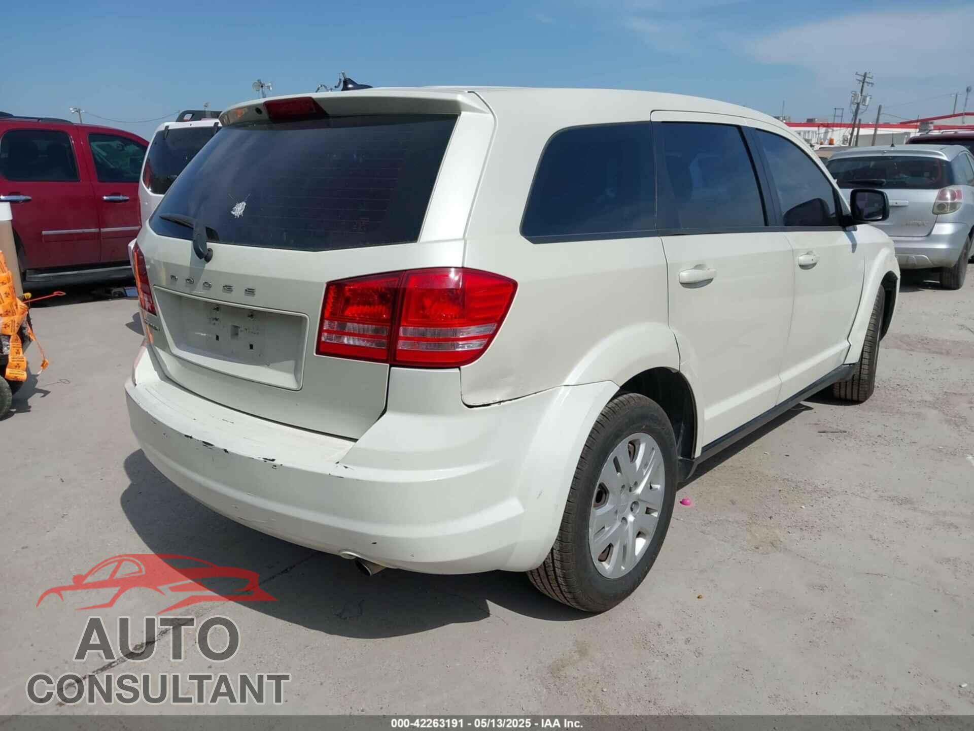 DODGE JOURNEY 2013 - 3C4PDCAB0DT723988