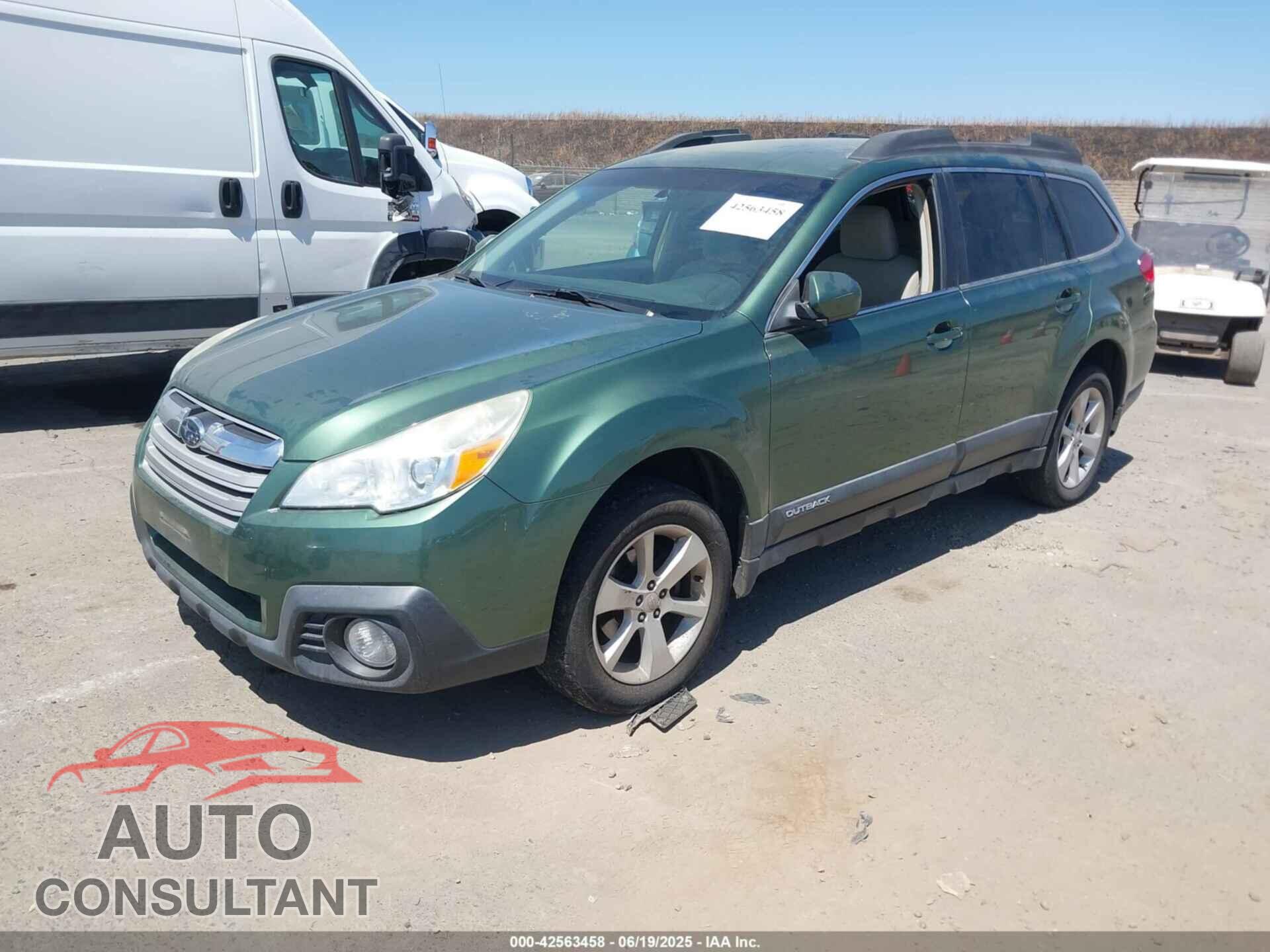 SUBARU OUTBACK 2014 - 4S4BRBCCXE3269916
