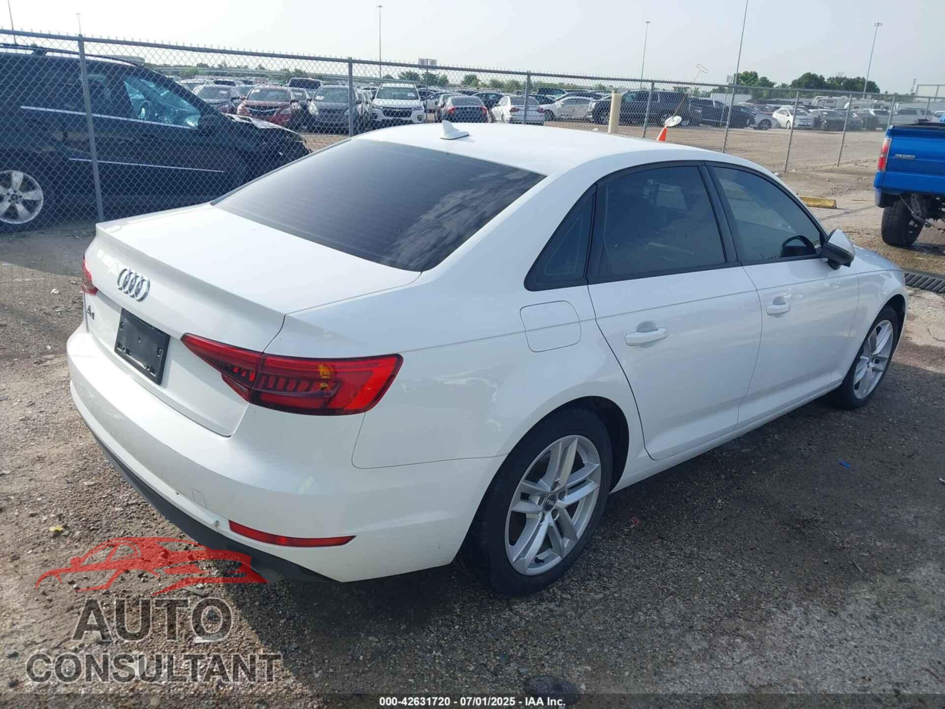 AUDI A4 2017 - WAUGNAF43HN057935