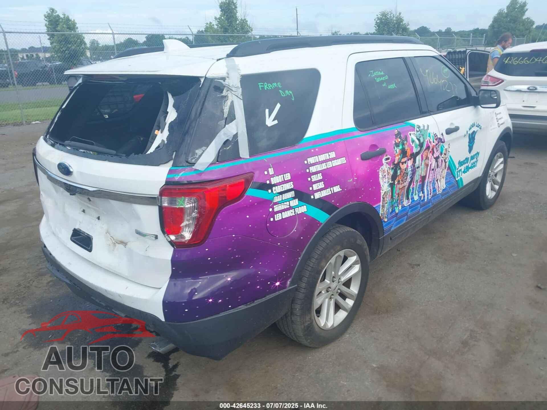 FORD EXPLORER 2017 - 1FM5K7BH2HGA25718