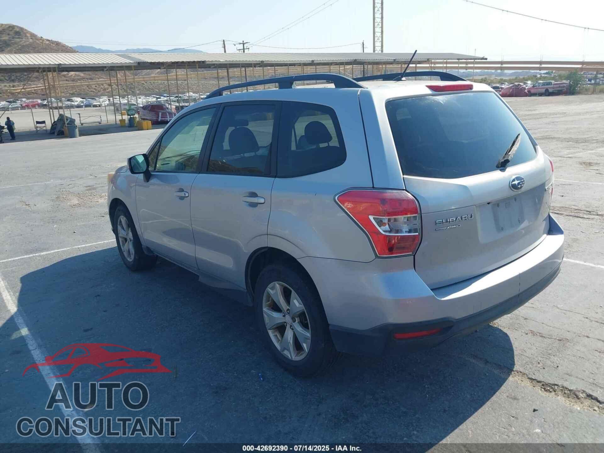 SUBARU FORESTER 2014 - JF2SJAEC2EH400165