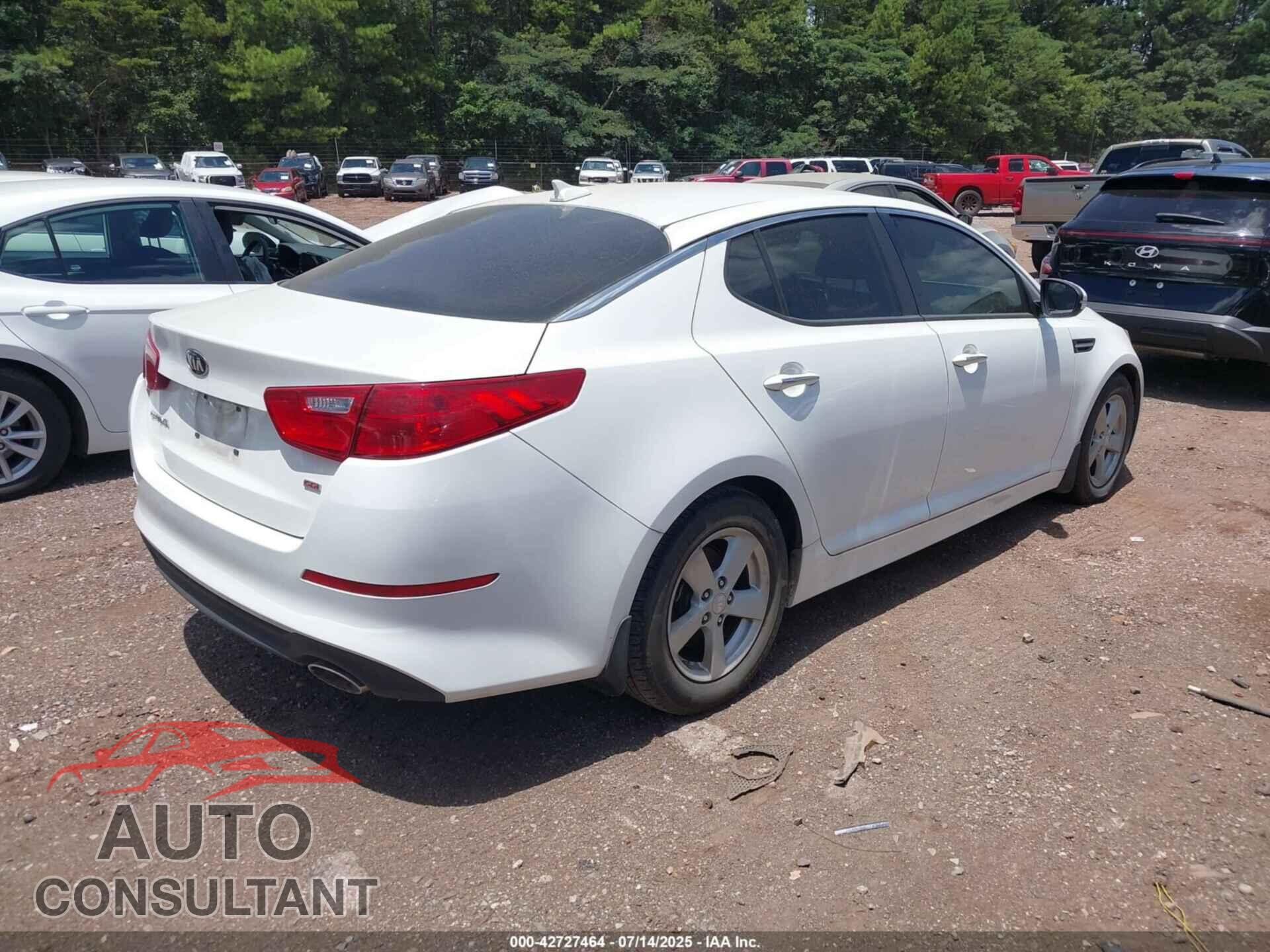 KIA OPTIMA 2015 - KNAGM4A77F5640303