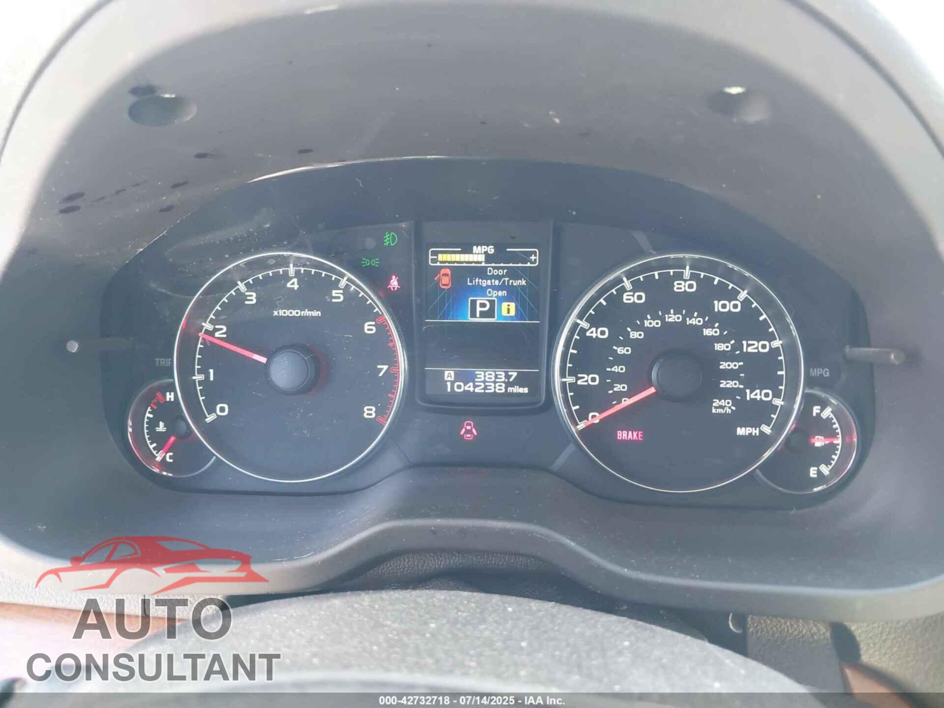 SUBARU OUTBACK 2013 - 4S4BRBKC4D3280720