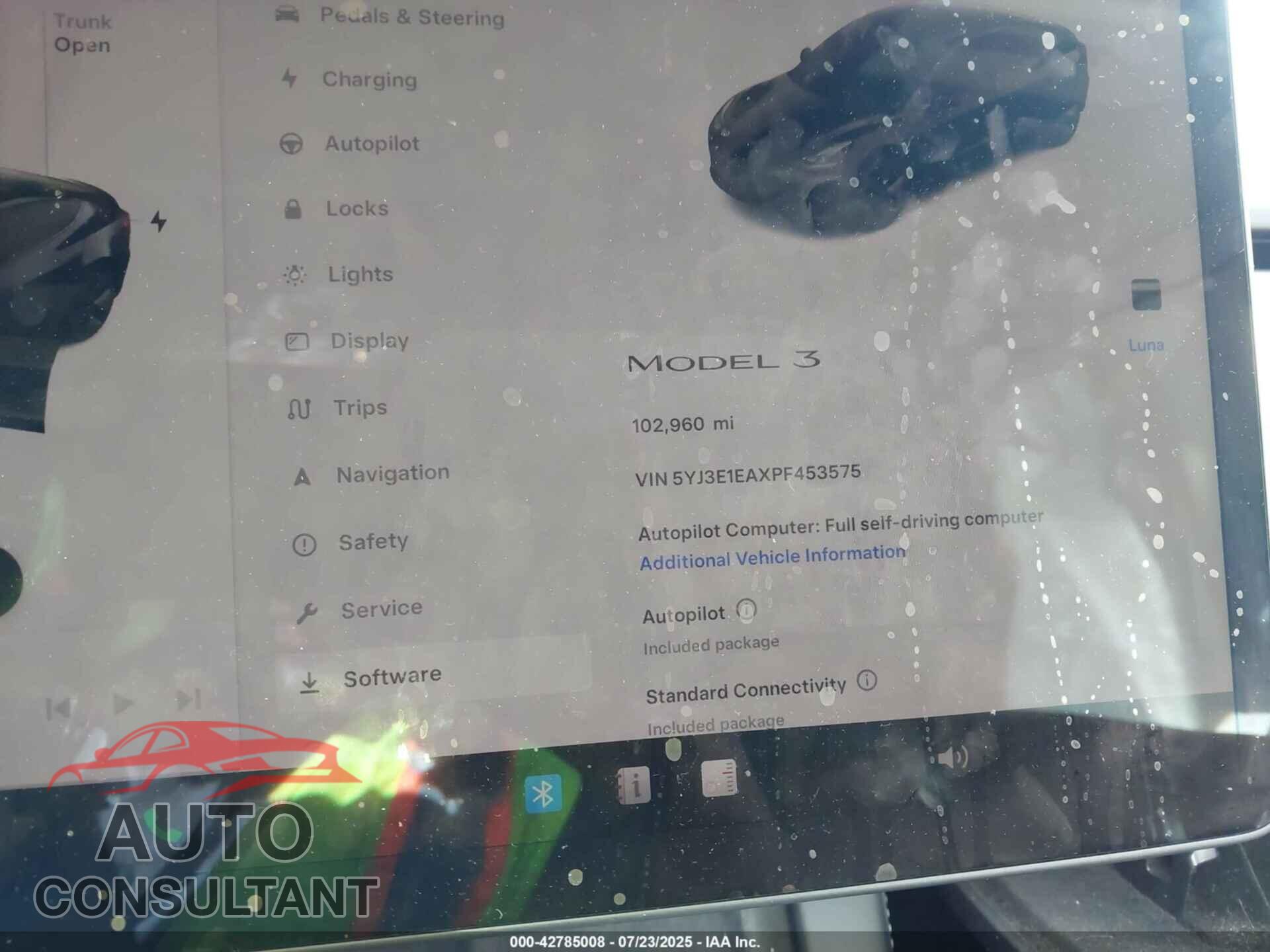 TESLA MODEL 3 2023 - 5YJ3E1EAXPF453575