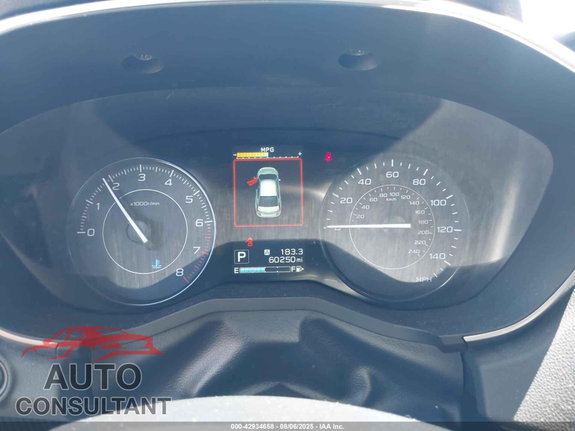 SUBARU IMPREZA 2017 - 4S3GTAD64H3744799
