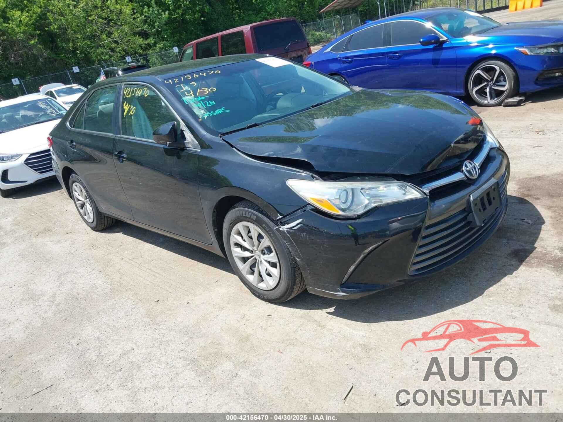 TOYOTA CAMRY 2015 - 4T4BF1FKXFR474918