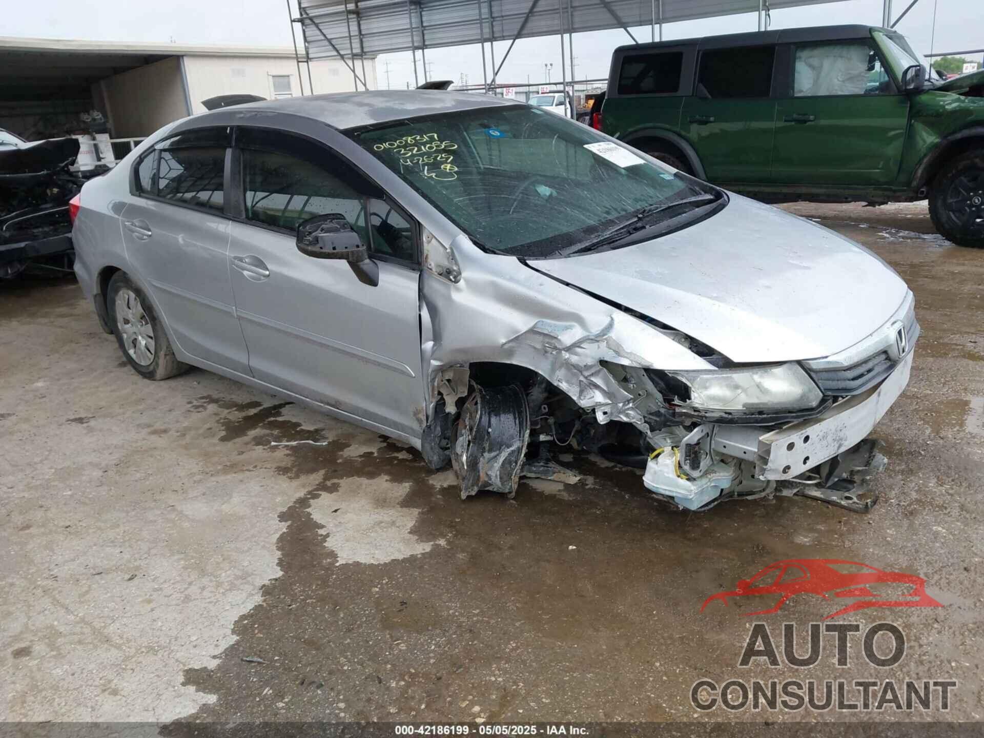 HONDA CIVIC 2012 - 2HGFB2F50CH321055