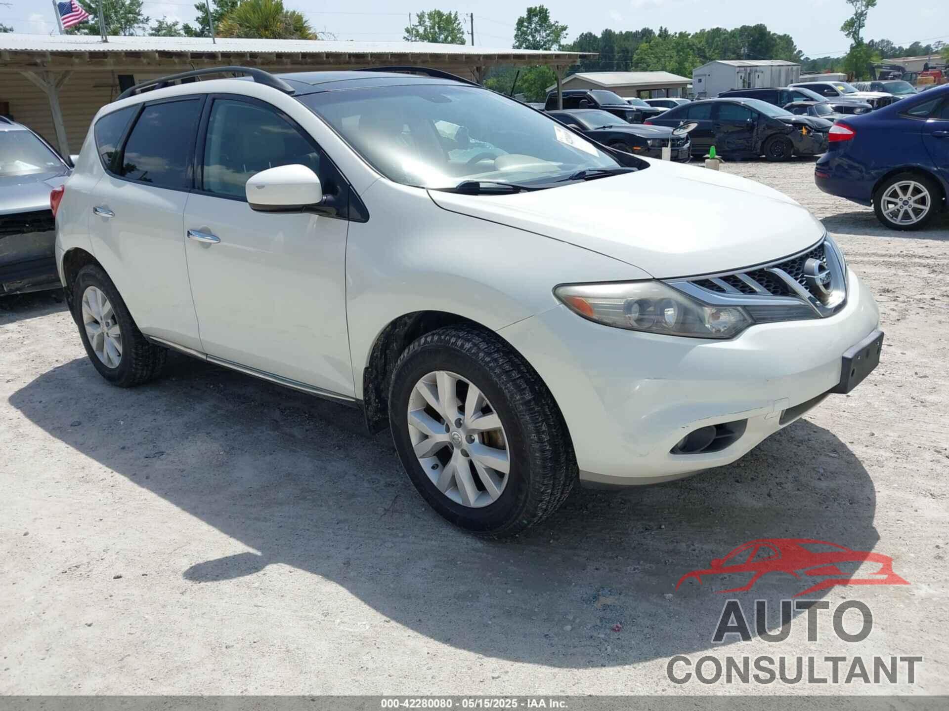 NISSAN MURANO 2011 - JN8AZ1MW4BW156741