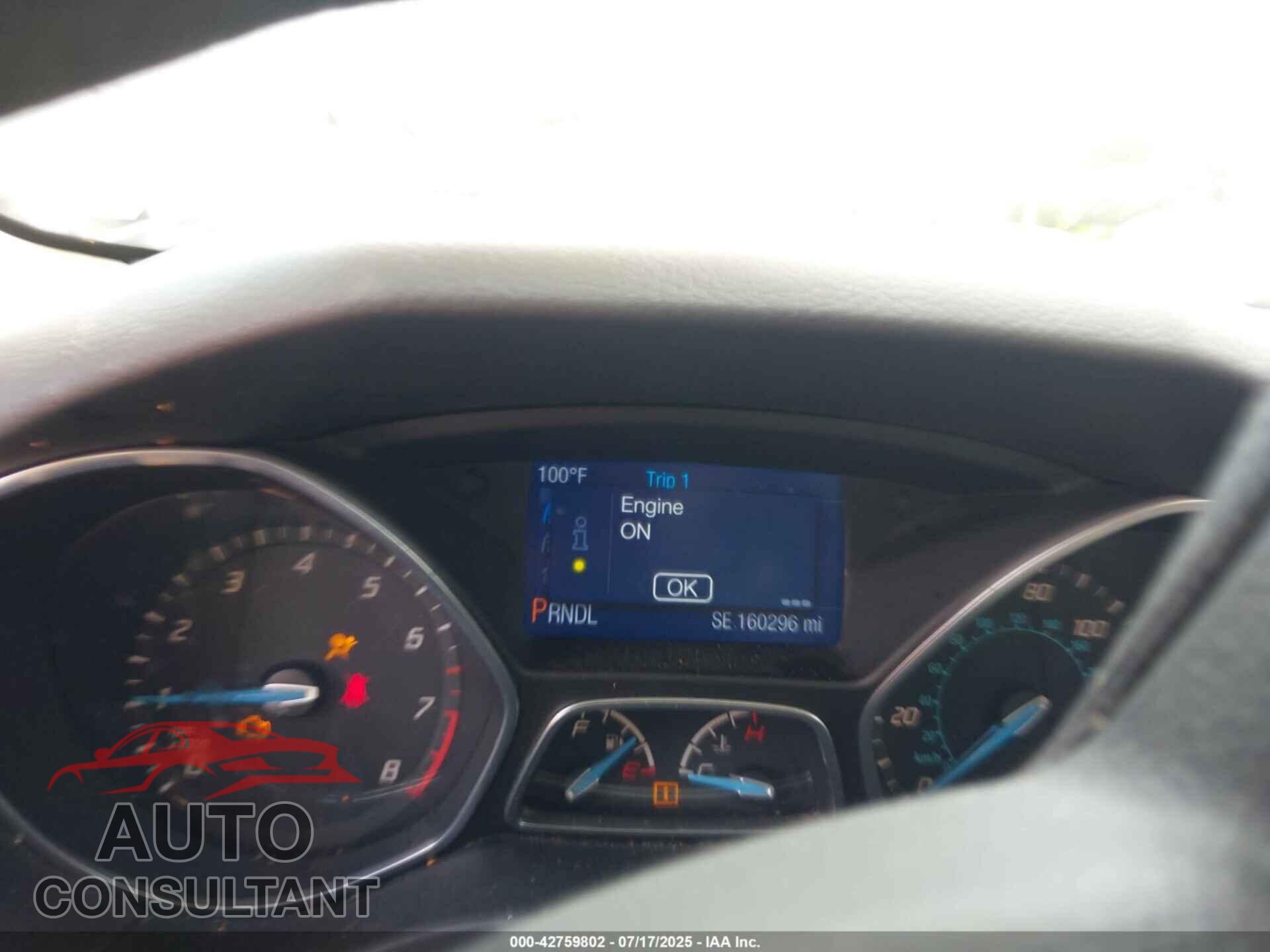 FORD FOCUS 2014 - 1FADP3F25EL458135