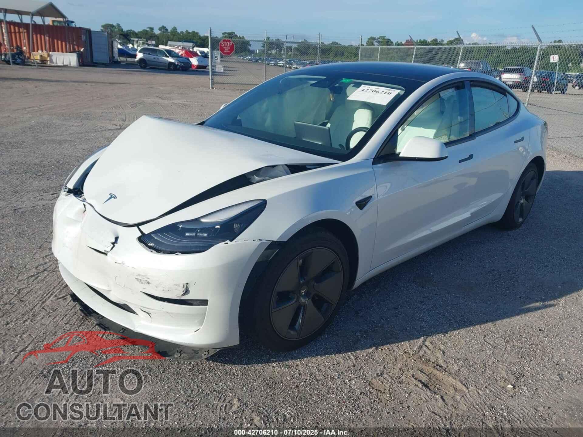 TESLA MODEL 3 2021 - 5YJ3E1EB4MF055329